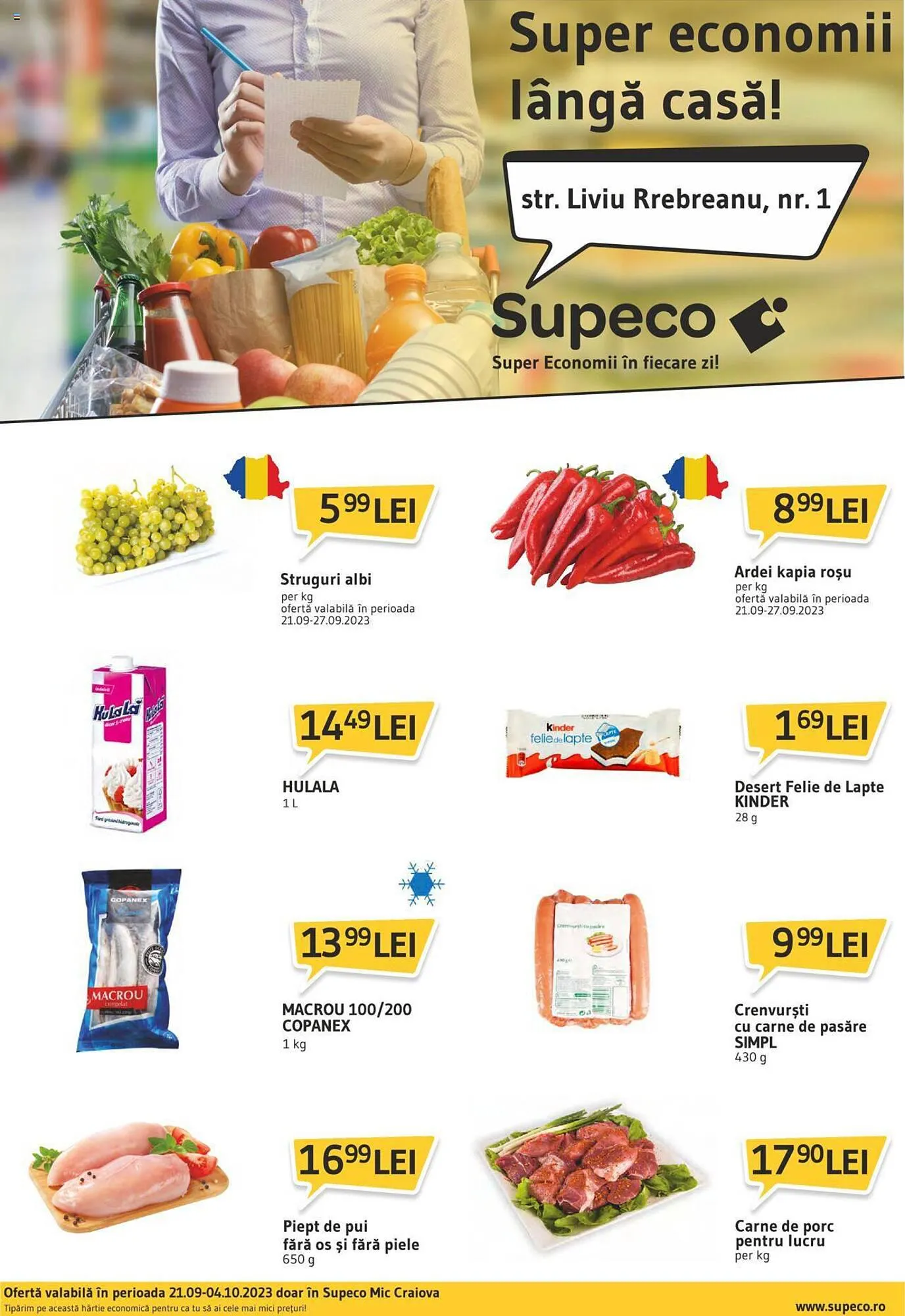 Catalog Supeco catalog de la 21 septembrie până la 4 octombrie 2023 - Revista Pagina 1