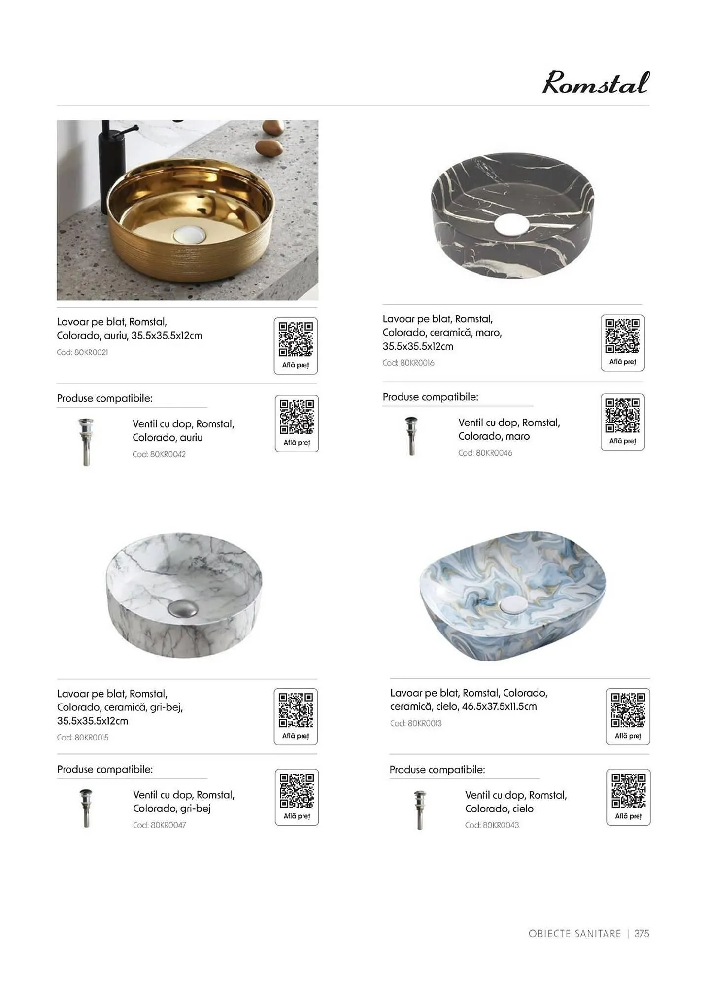 Catalog Catalog Romstal de la 1 aprilie până la 31 decembrie 2026 - Revista Pagina 375