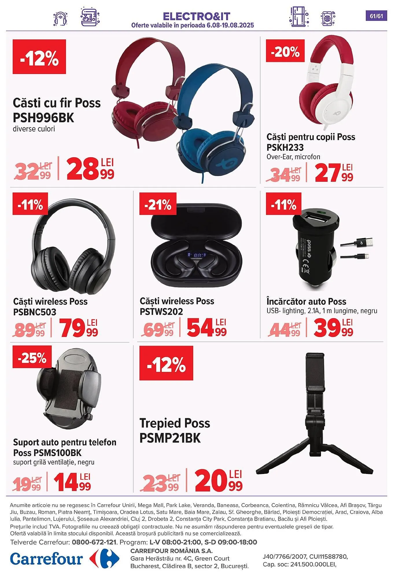 Catalog Catalog Carrefour de la 13 august până la 19 august 2025 - Revista Pagina 62