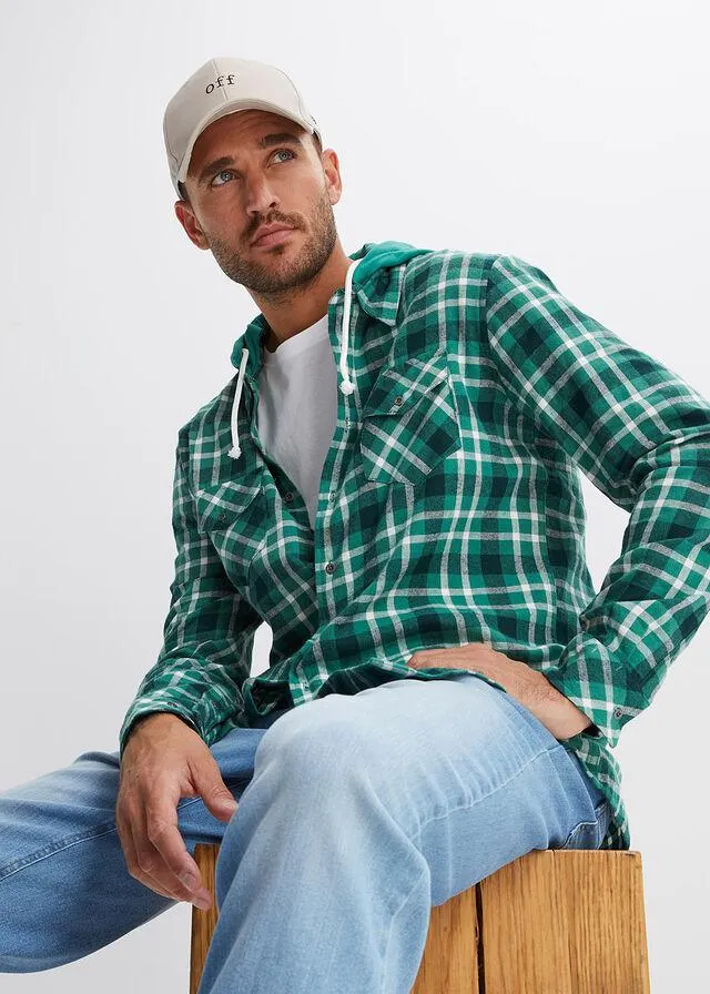 Cămaşă finet cu glugă separabilă