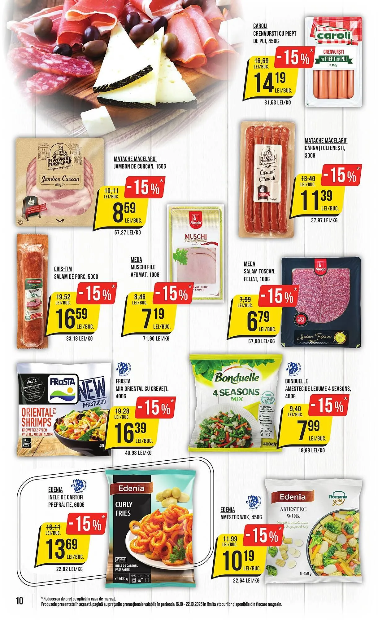 Catalog Catalog Mega Image de la 16 octombrie până la 22 octombrie 2025 - Revista Pagina 10