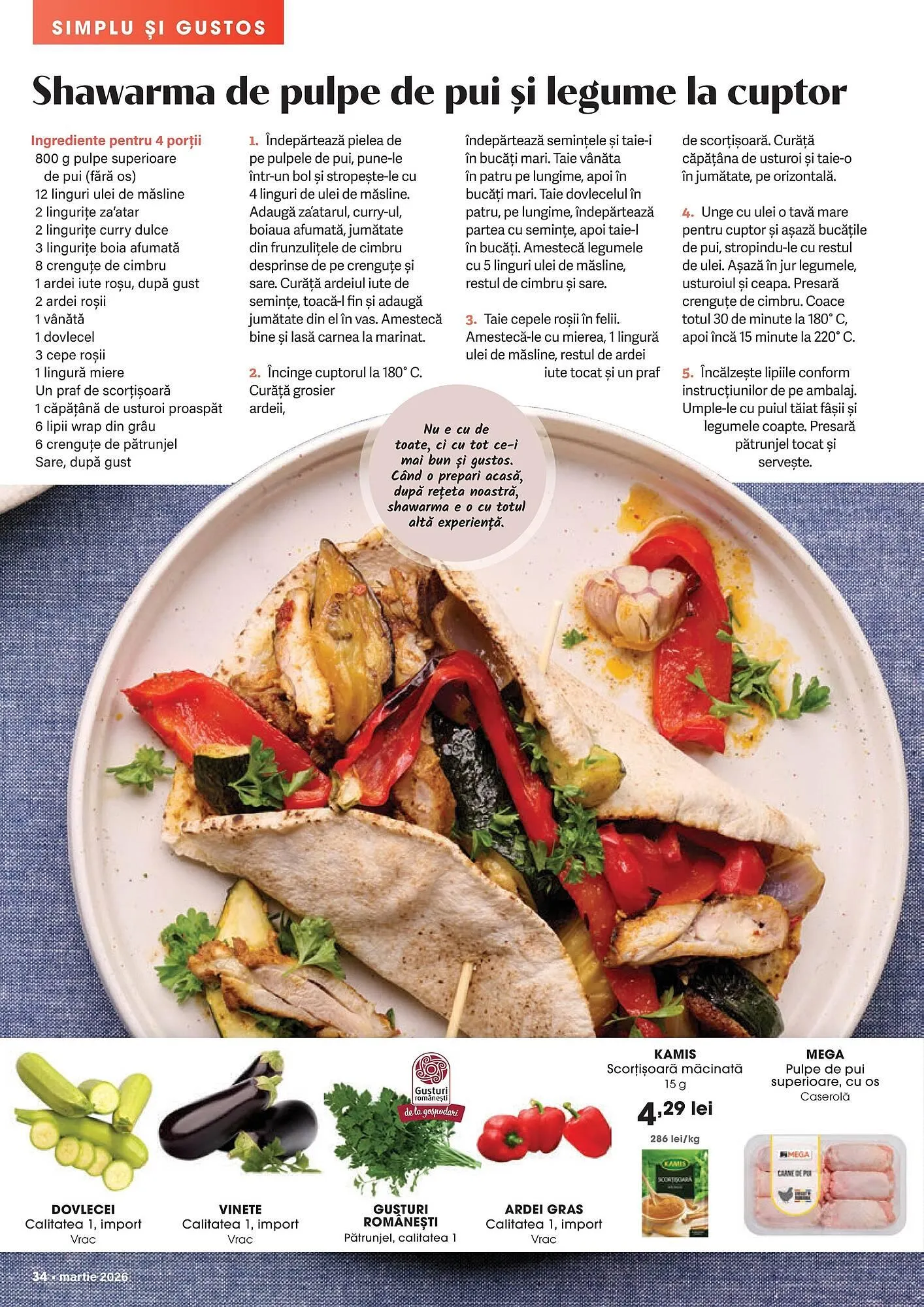 Catalog Catalog Mega Image de la 1 martie până la 31 martie 2026 - Revista Pagina 34