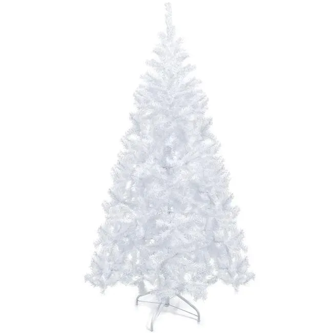 Brad Artificial de Craciun Alb cu 540 de ramuri - 1.80m