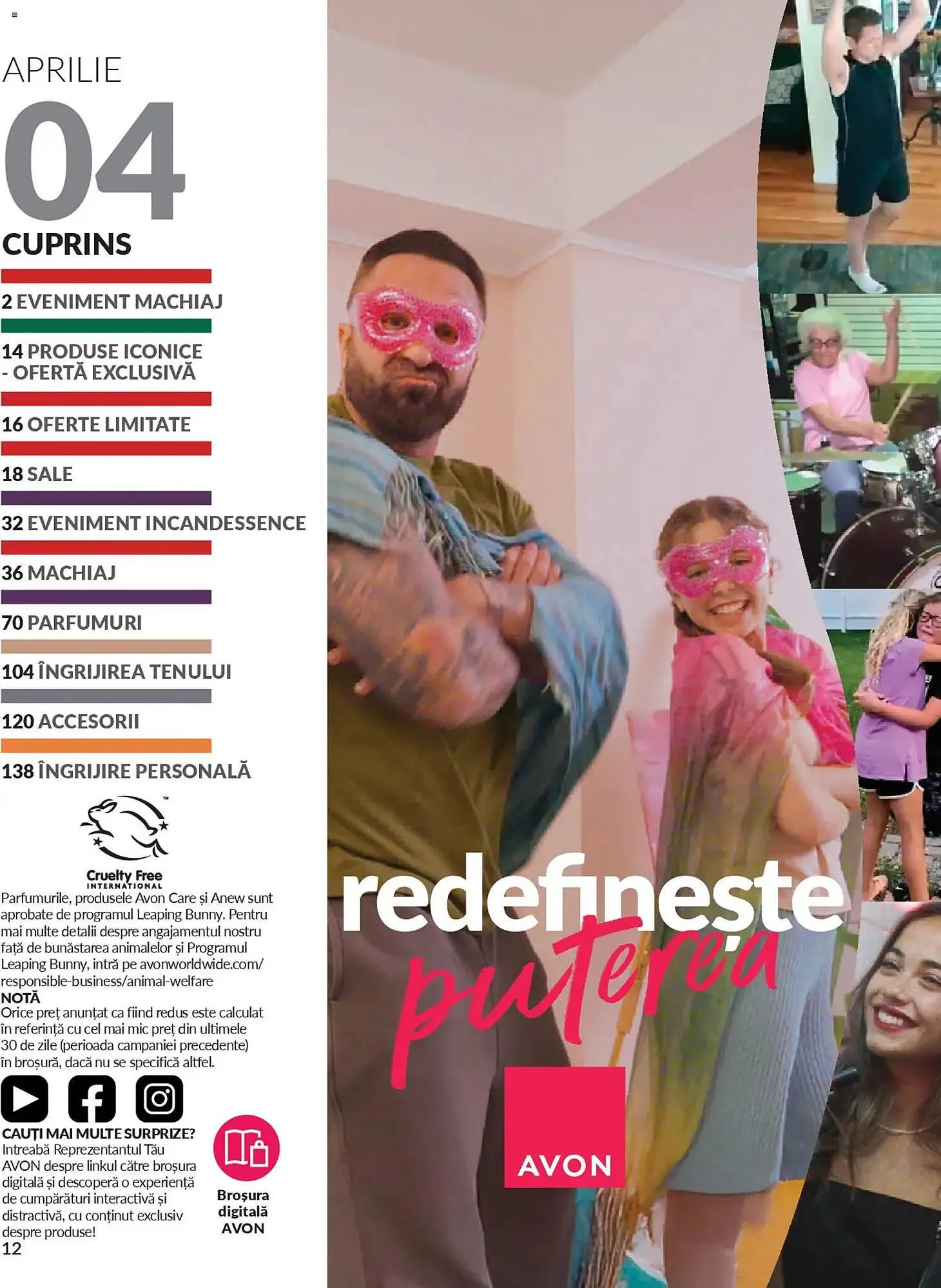 Catalog Catalog Avon de la 31 martie până la 30 aprilie 2026 - Revista Pagina 14