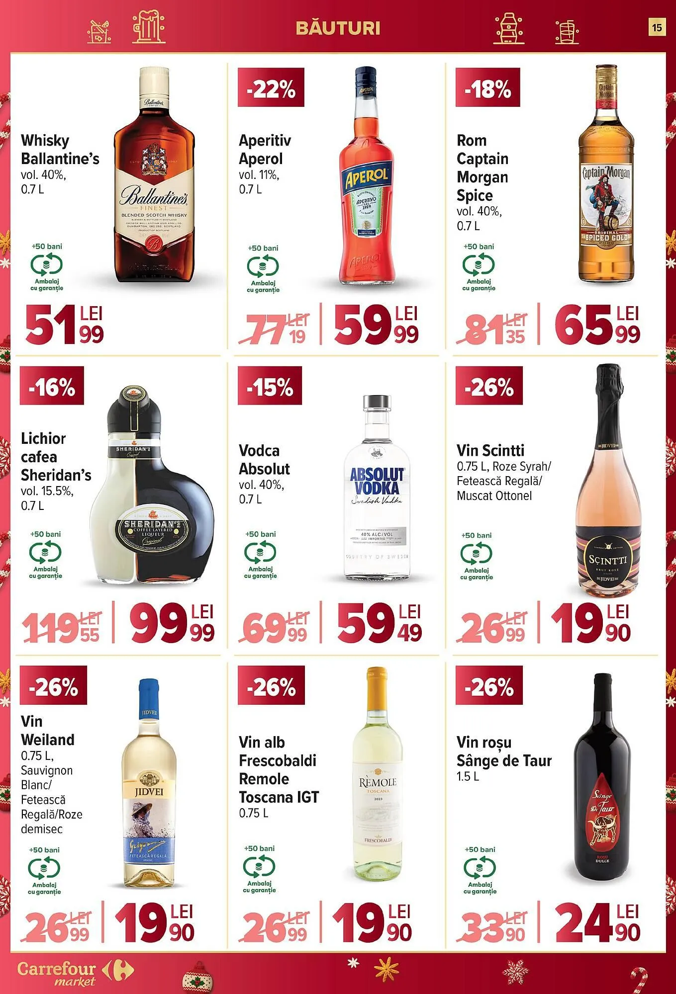 Catalog Catalog Carrefour Market de la 10 decembrie până la 16 decembrie 2025 - Revista Pagina 15