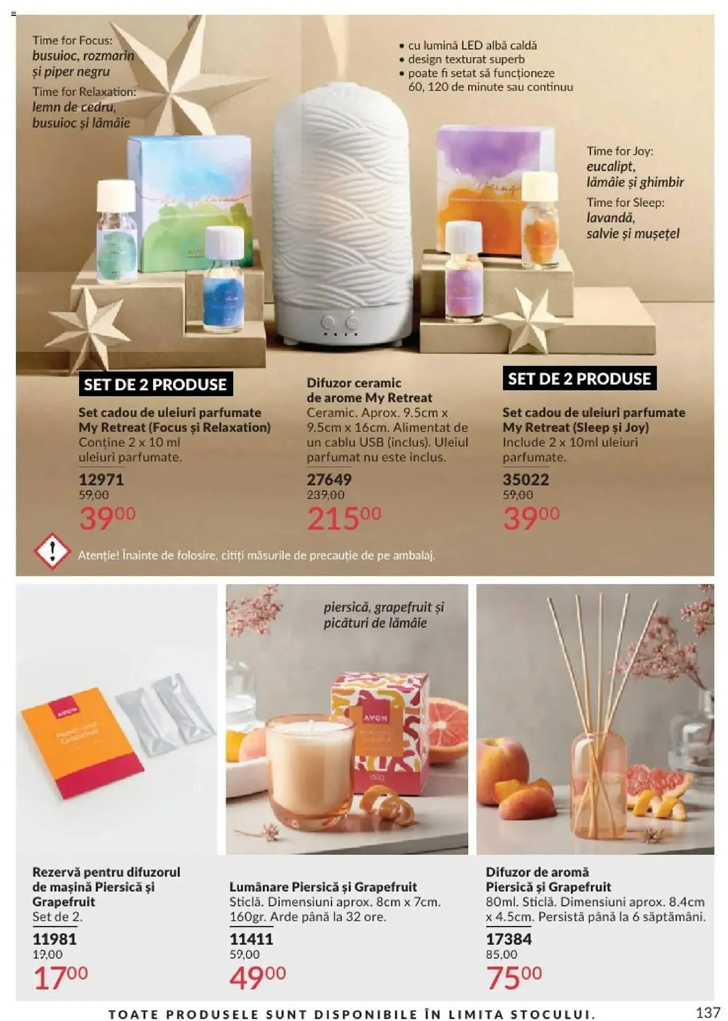 Catalog Catalog Avon de la 1 ianuarie până la 31 ianuarie 2025 - Revista Pagina 137