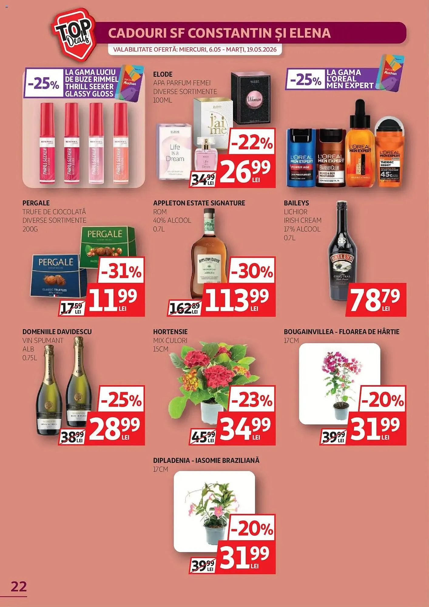 Catalog Catalog Auchan de la 6 mai până la 19 mai 2026 - Revista Pagina 22