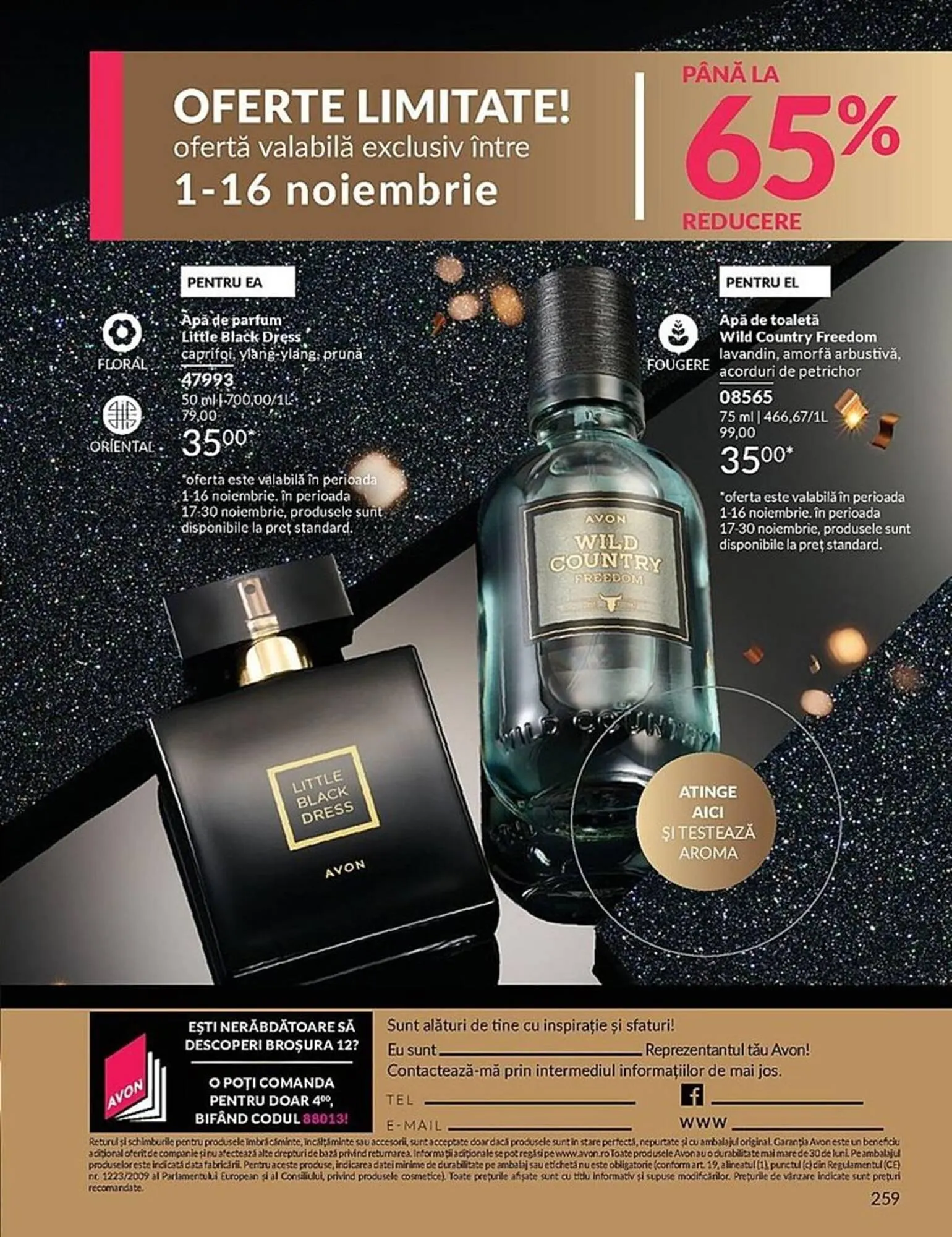 Catalog Catalog Avon de la 3 noiembrie până la 30 noiembrie 2025 - Revista Pagina 257