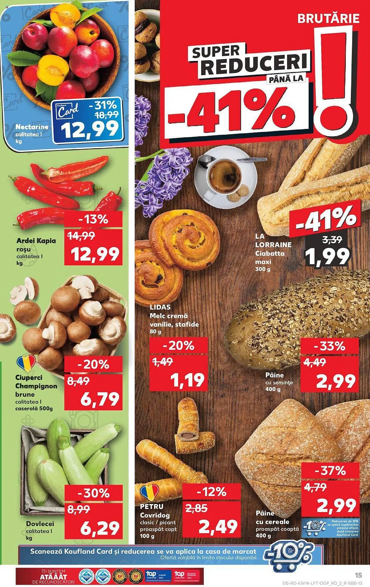 Catalog Kaufland catalog de la 3 aprilie până la 9 aprilie 2024 - Revista Pagina 15