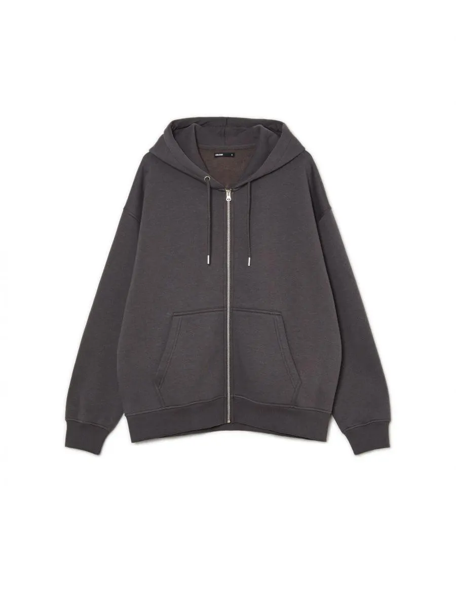 Hanorac cu glugă și fermoar