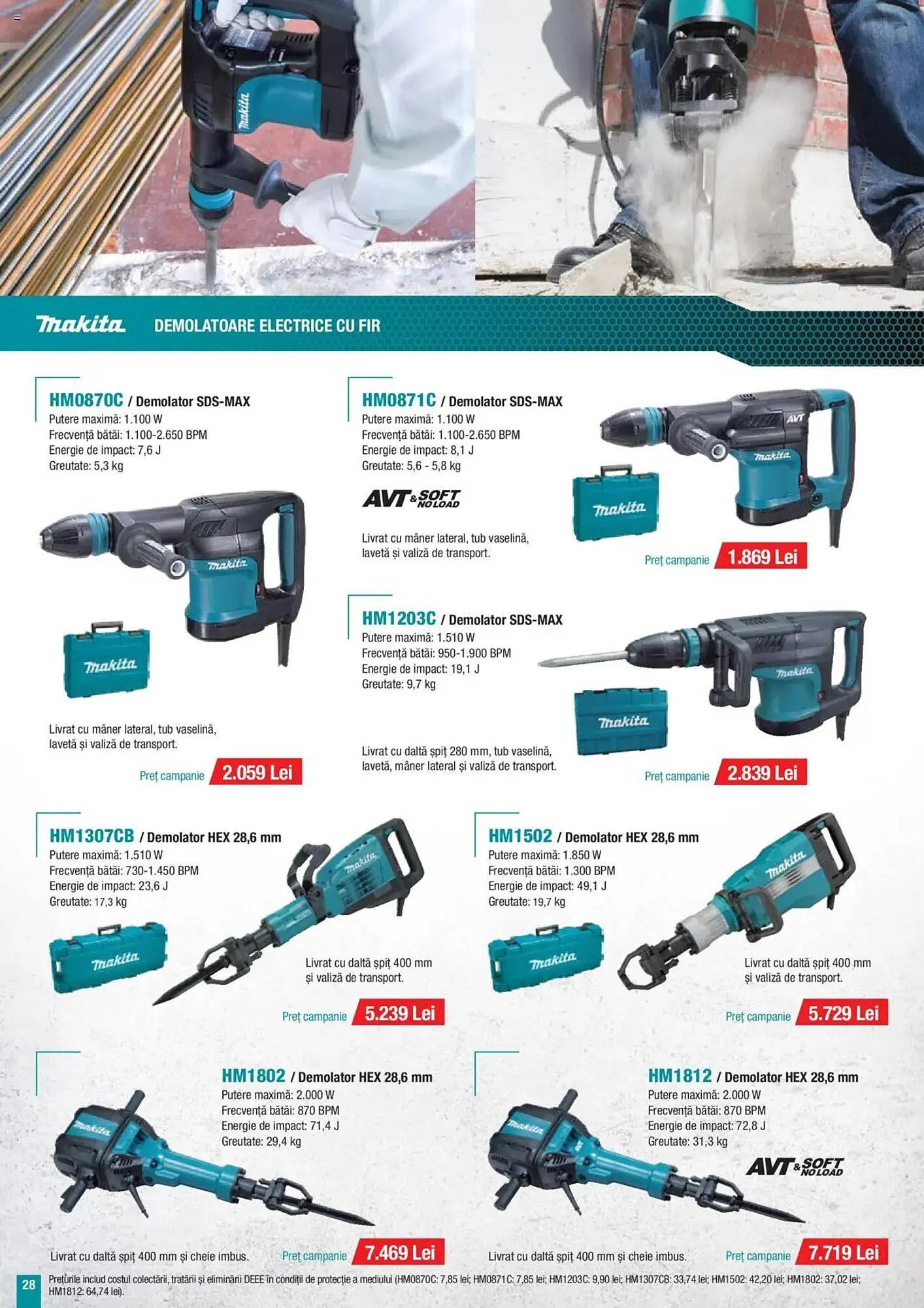 Catalog Catalog Makita de la 8 ianuarie până la 31 martie 2025 - Revista Pagina 60