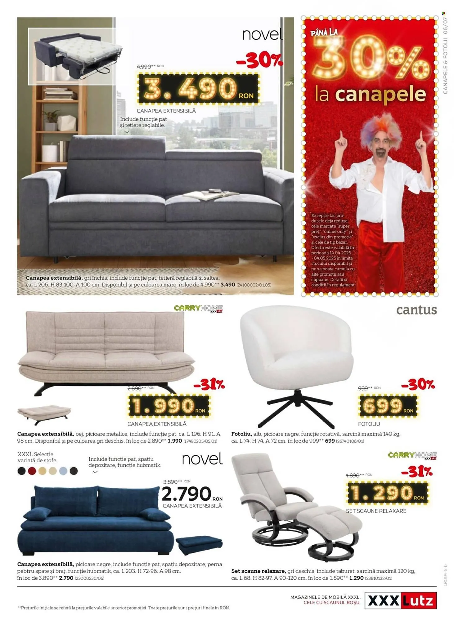 Catalog Catalog XXXLutz de la 14 aprilie până la 4 mai 2025 - Revista Pagina 7