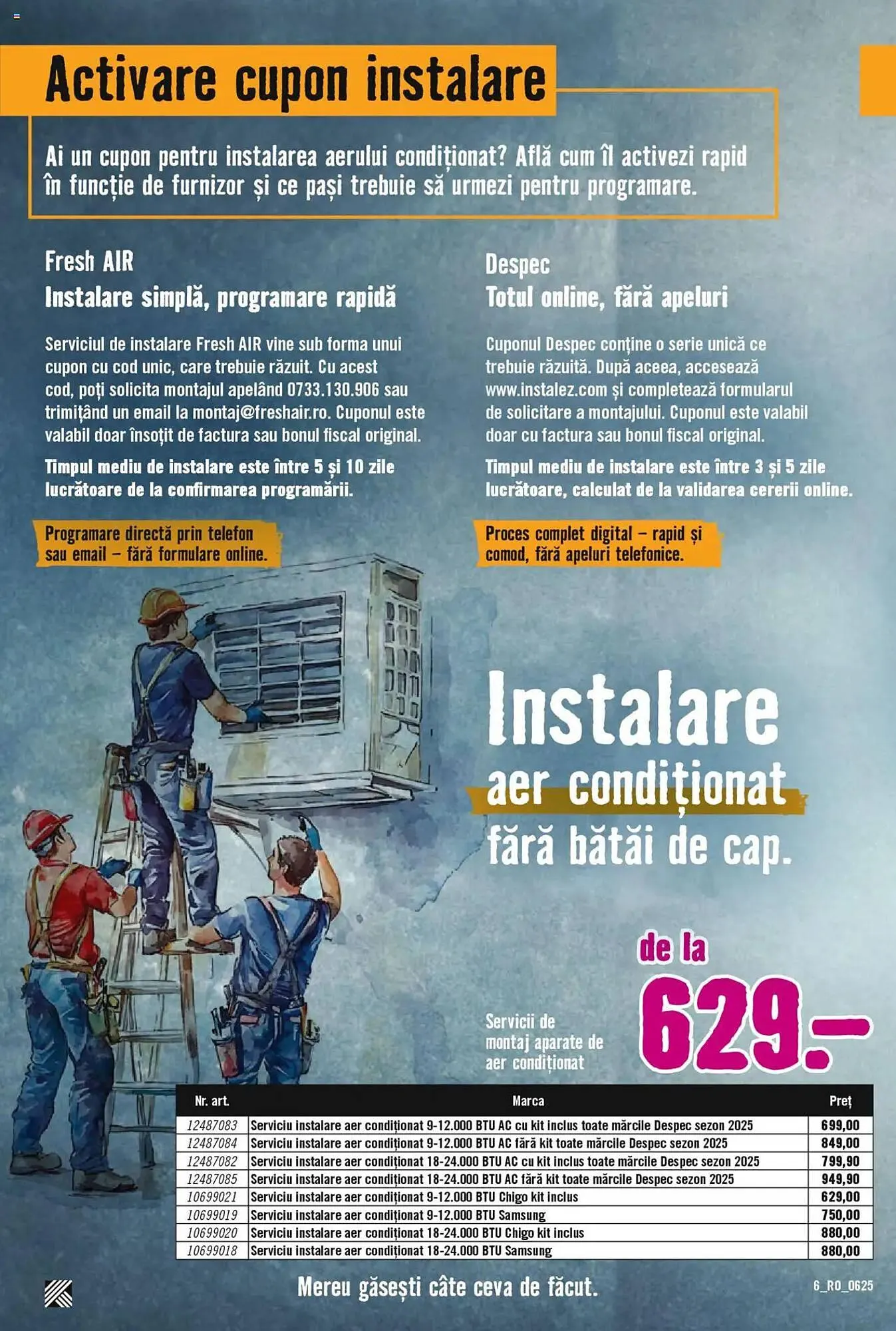 Catalog Catalog Hornbach de la 20 iunie până la 19 iulie 2025 - Revista Pagina 6