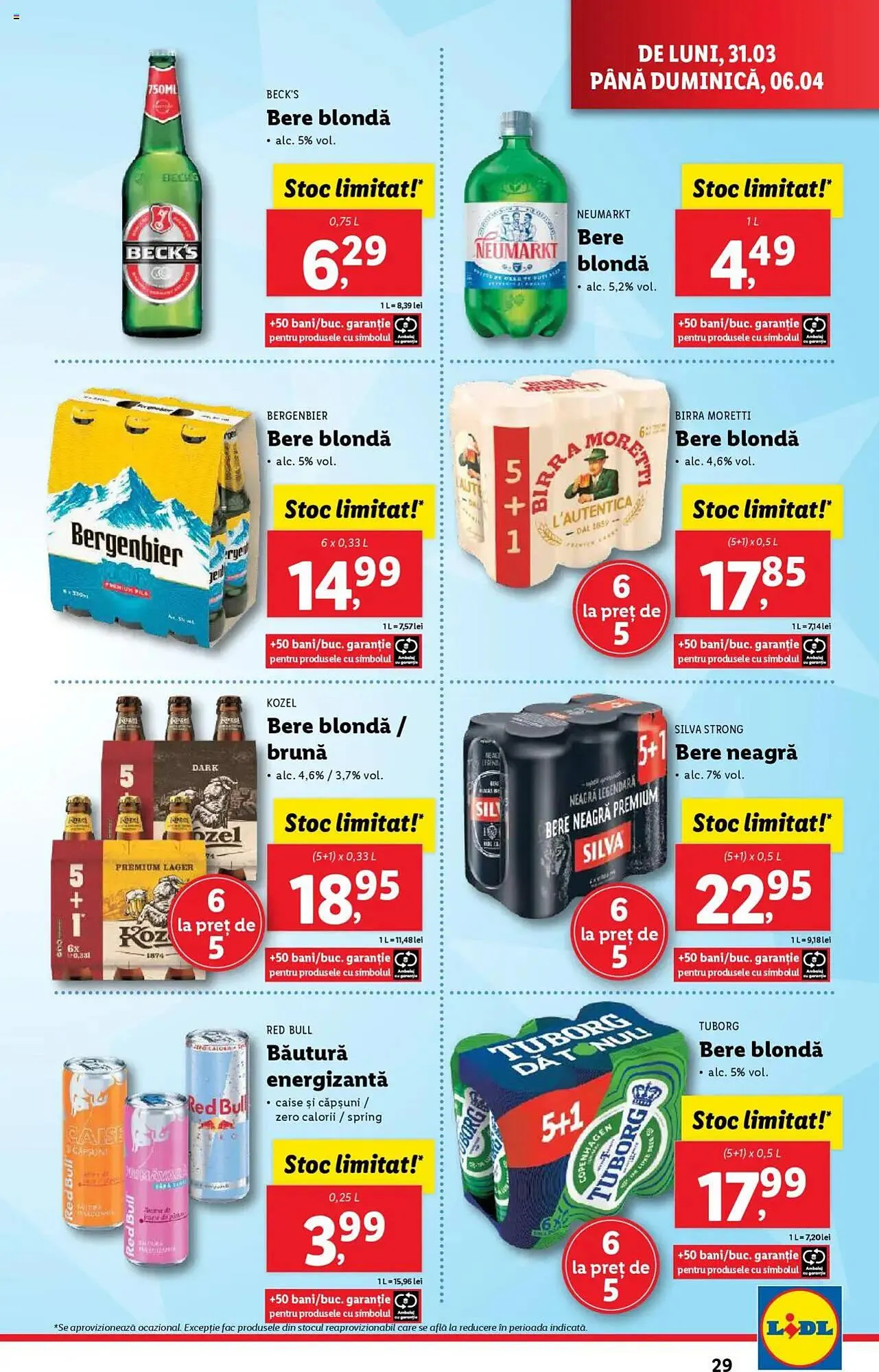 Catalog Catalog Lidl de la 31 martie până la 6 aprilie 2025 - Revista Pagina 29