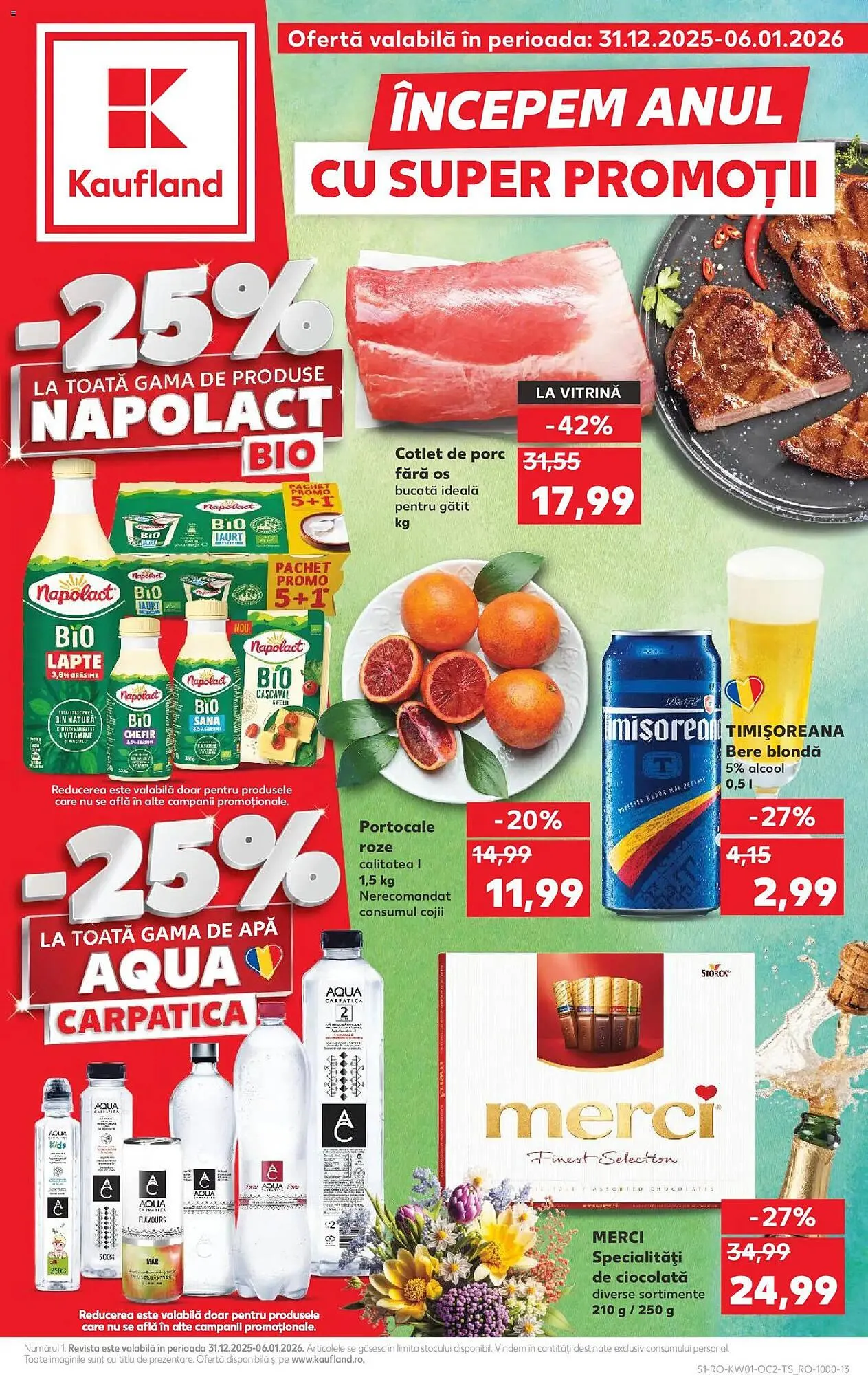 Catalog Catalog Kaufland de la 31 decembrie până la 6 ianuarie 2026 - Revista Pagina 1