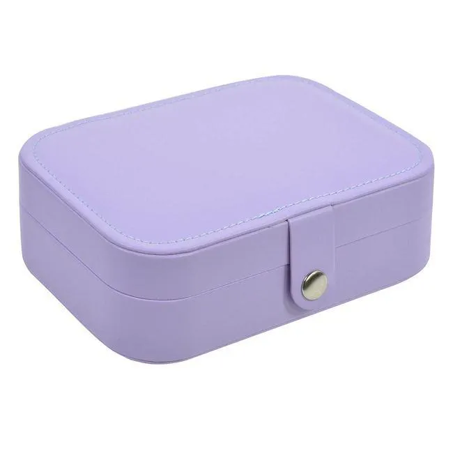 Cutie pentru Bijuterii Lila cu Buton 16x11.5x5.5cm