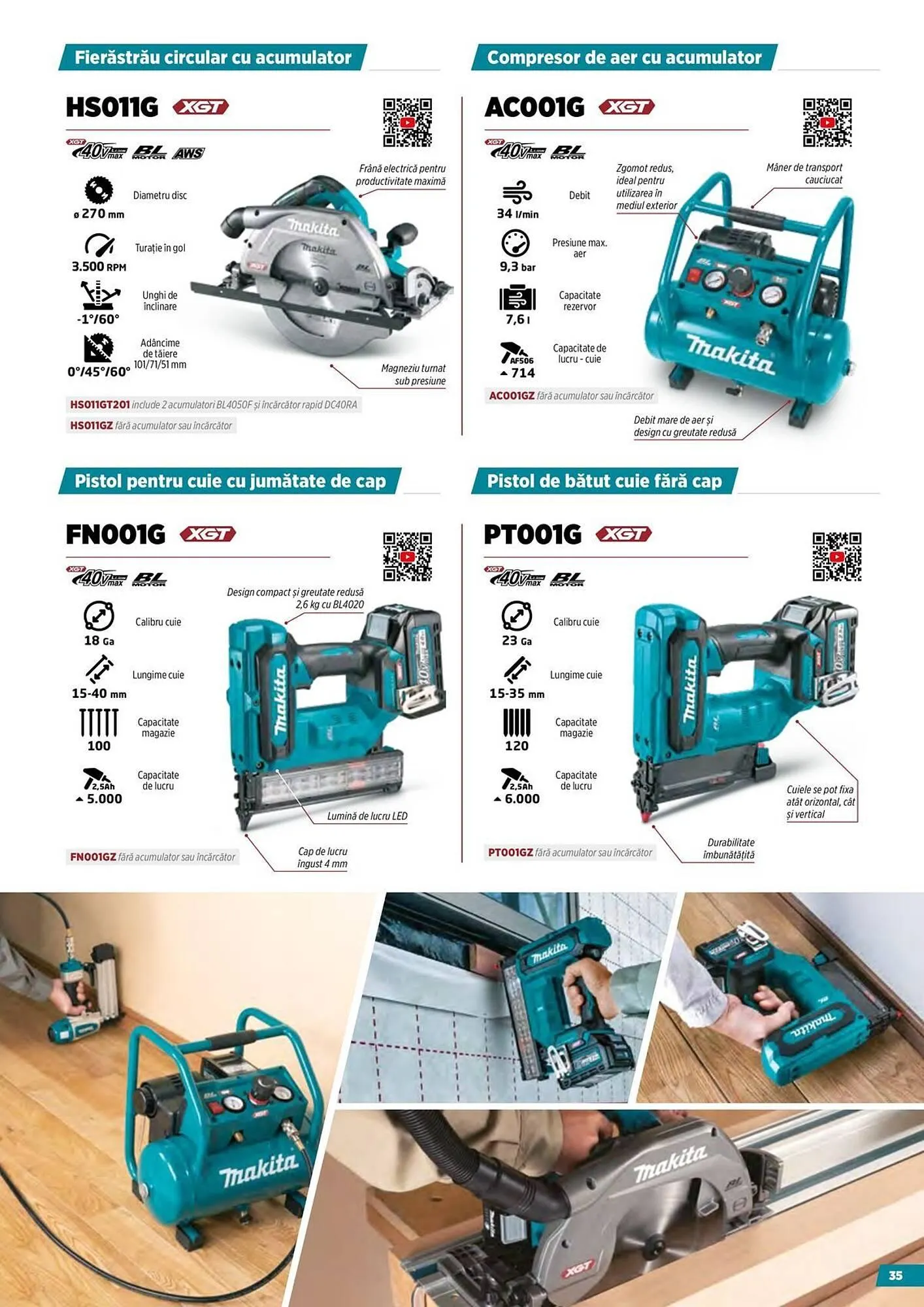 Catalog Catalog Makita de la 11 aprilie până la 28 octombrie 2025 - Revista Pagina 35