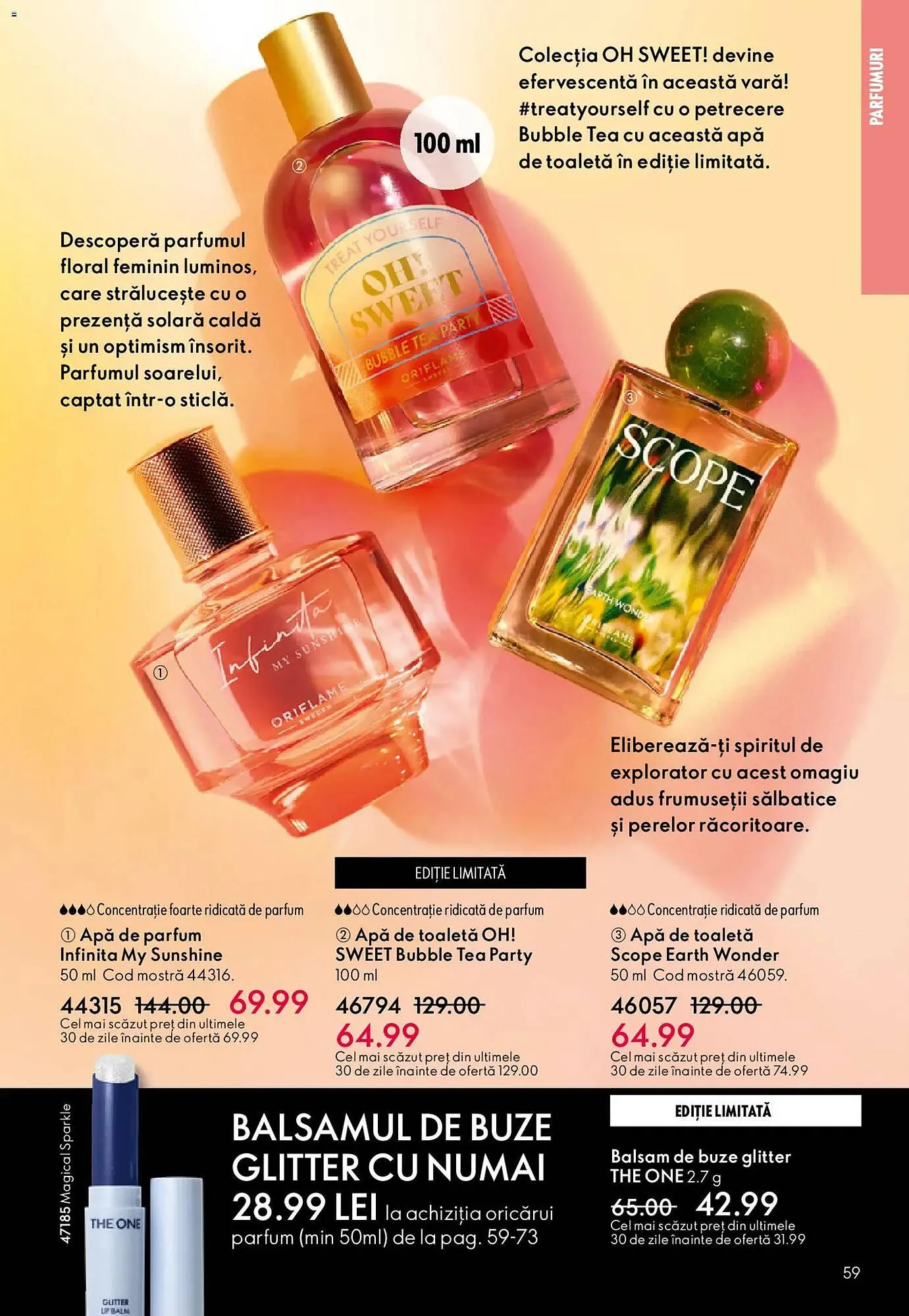 Catalog Catalog Oriflame de la 14 aprilie până la 5 mai 2026 - Revista Pagina 59