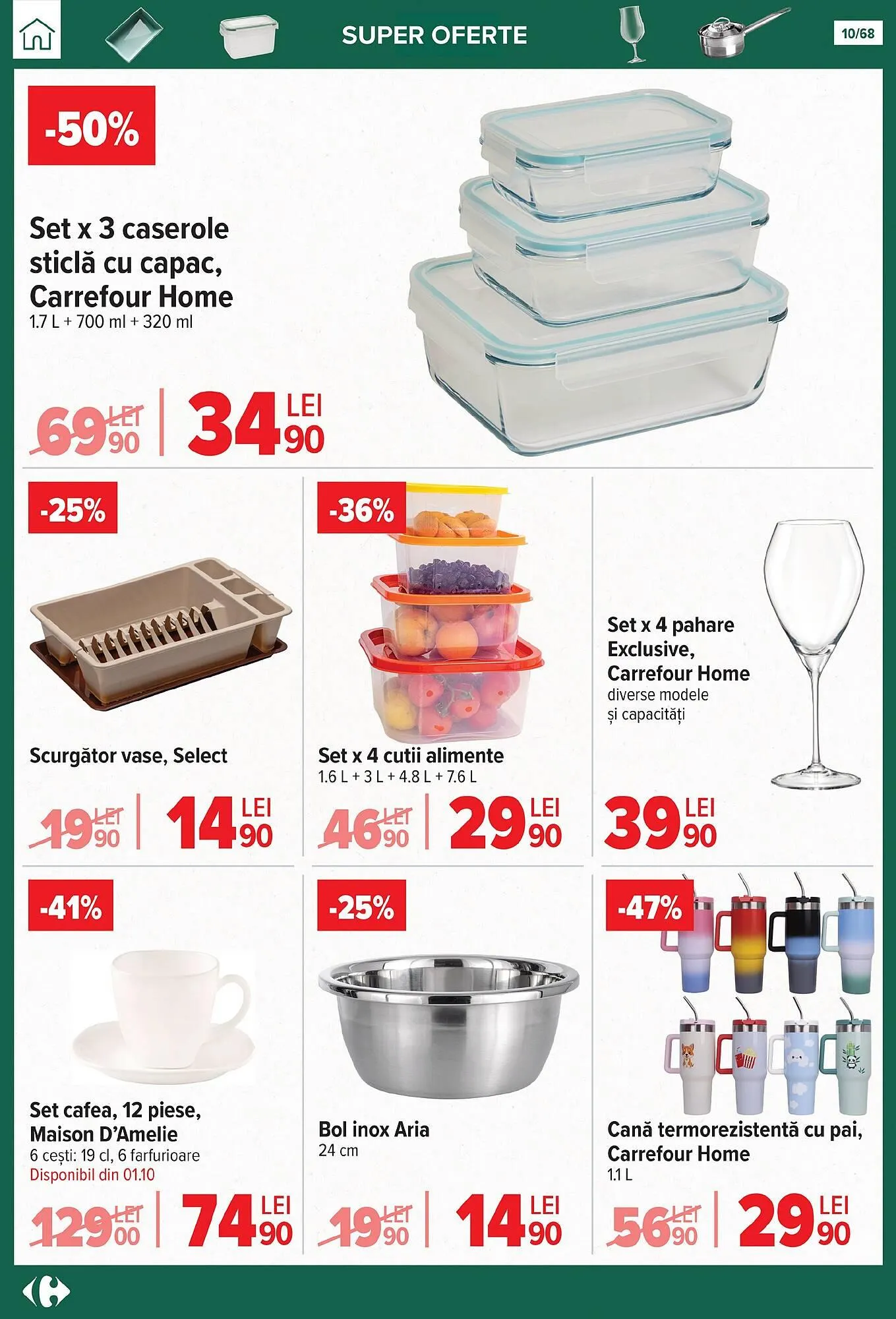 Catalog Catalog Carrefour de la 24 septembrie până la 28 octombrie 2025 - Revista Pagina 10