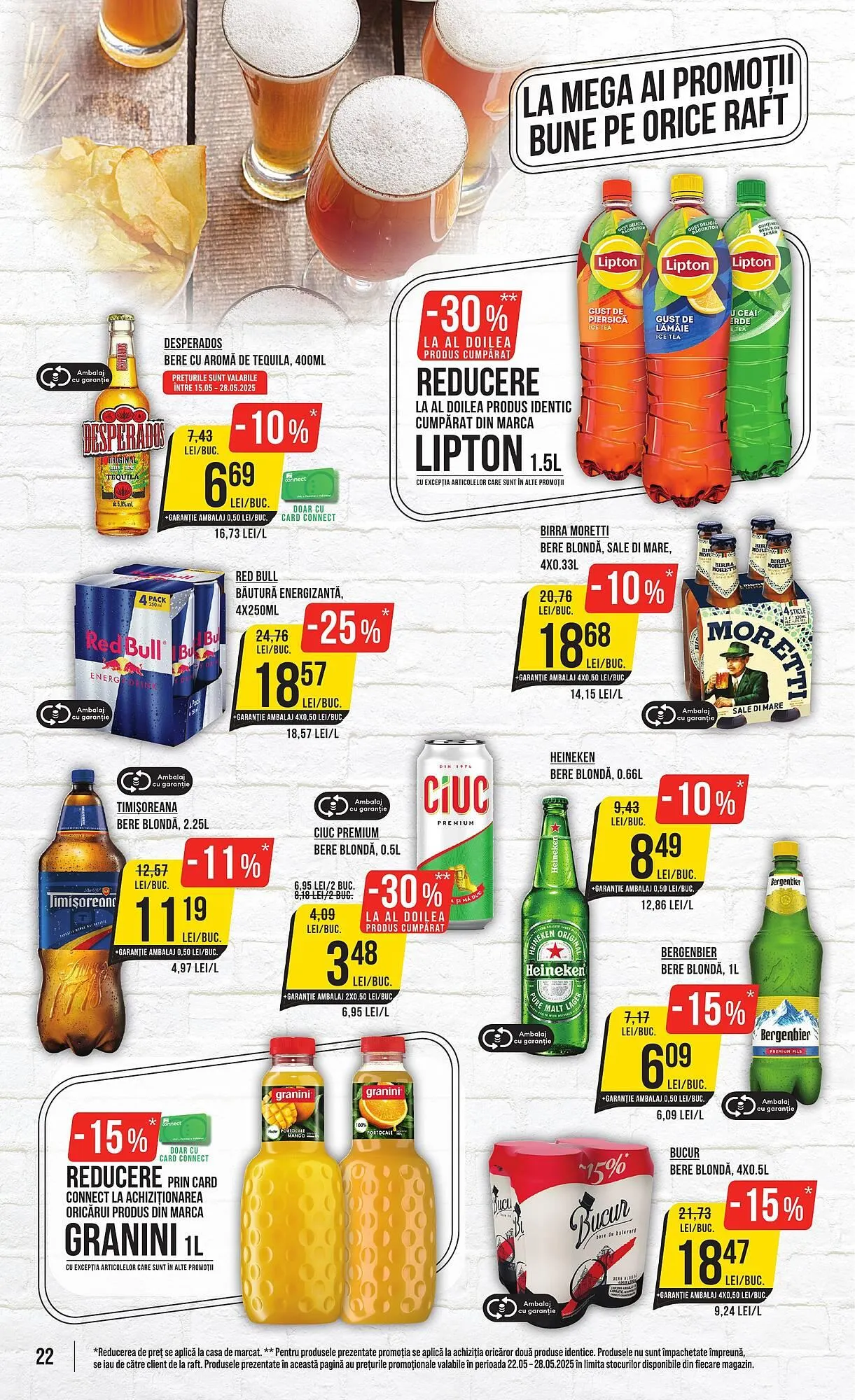 Catalog Catalog Mega Image de la 22 mai până la 28 mai 2025 - Revista Pagina 22