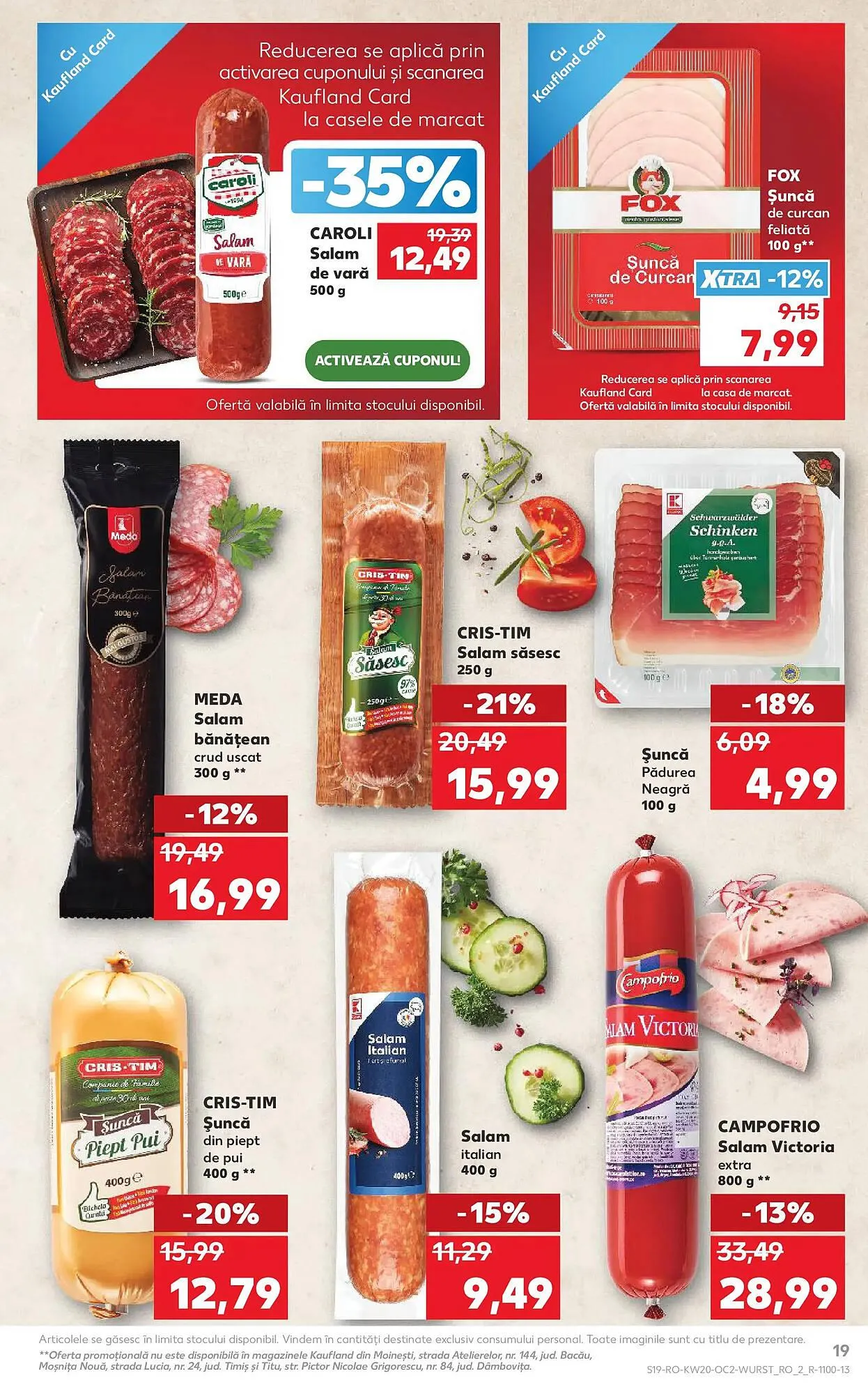 Catalog Catalog Kaufland de la 13 mai până la 19 mai 2026 - Revista Pagina 19