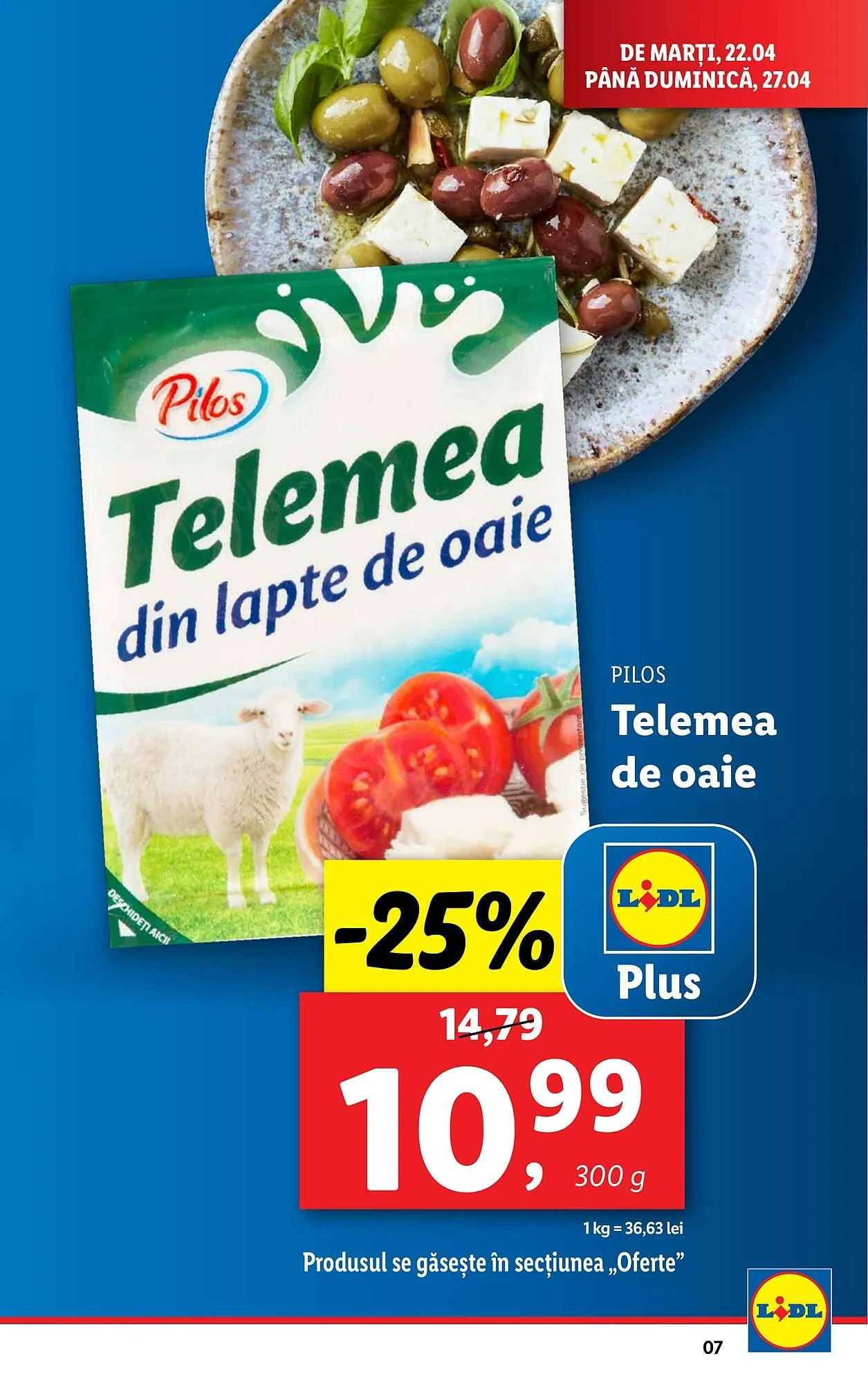 Catalog Catalog Lidl de la 22 aprilie până la 27 aprilie 2025 - Revista Pagina 7