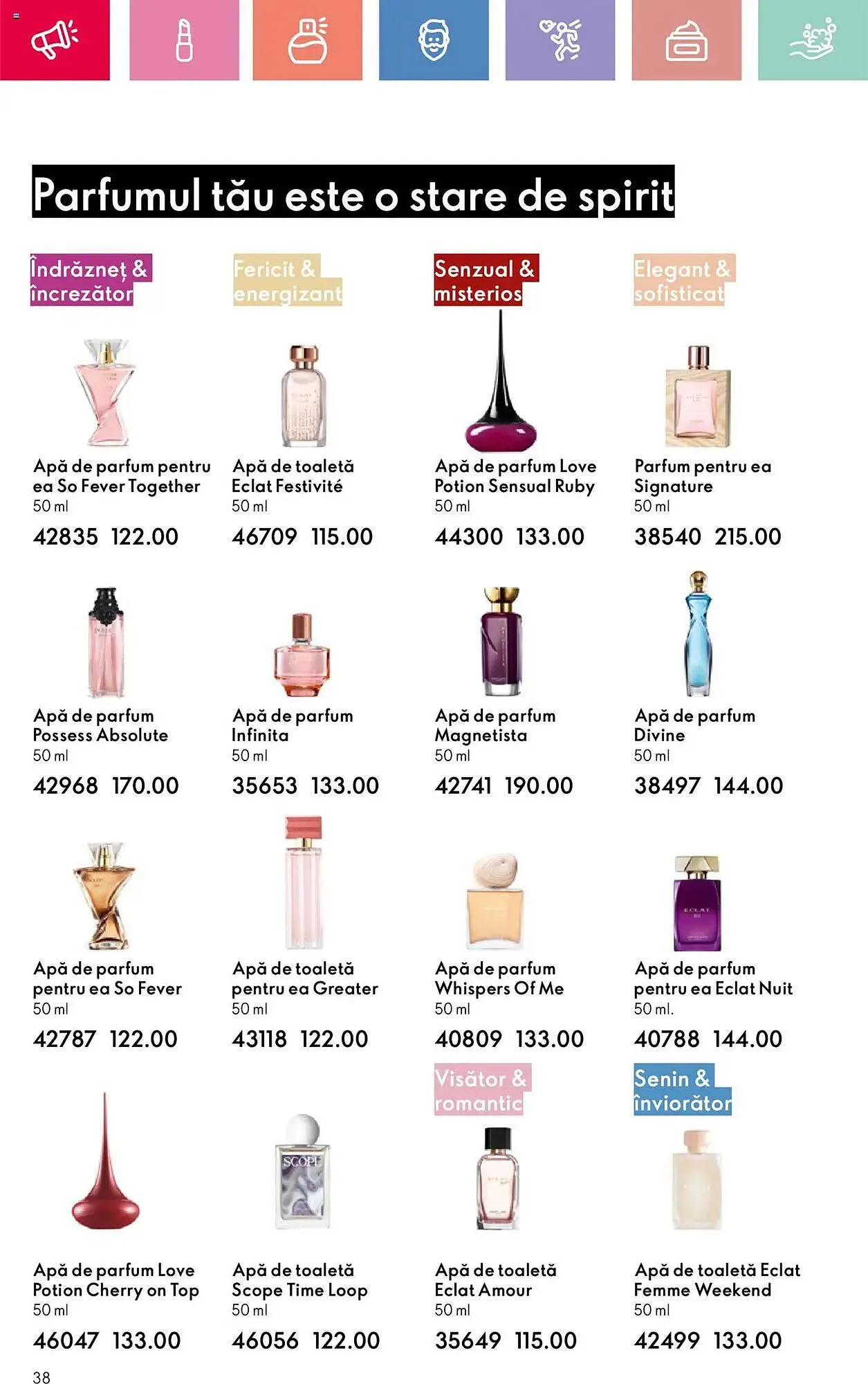 Catalog Catalog Oriflame de la 25 mai până la 14 iunie 2025 - Revista Pagina 38