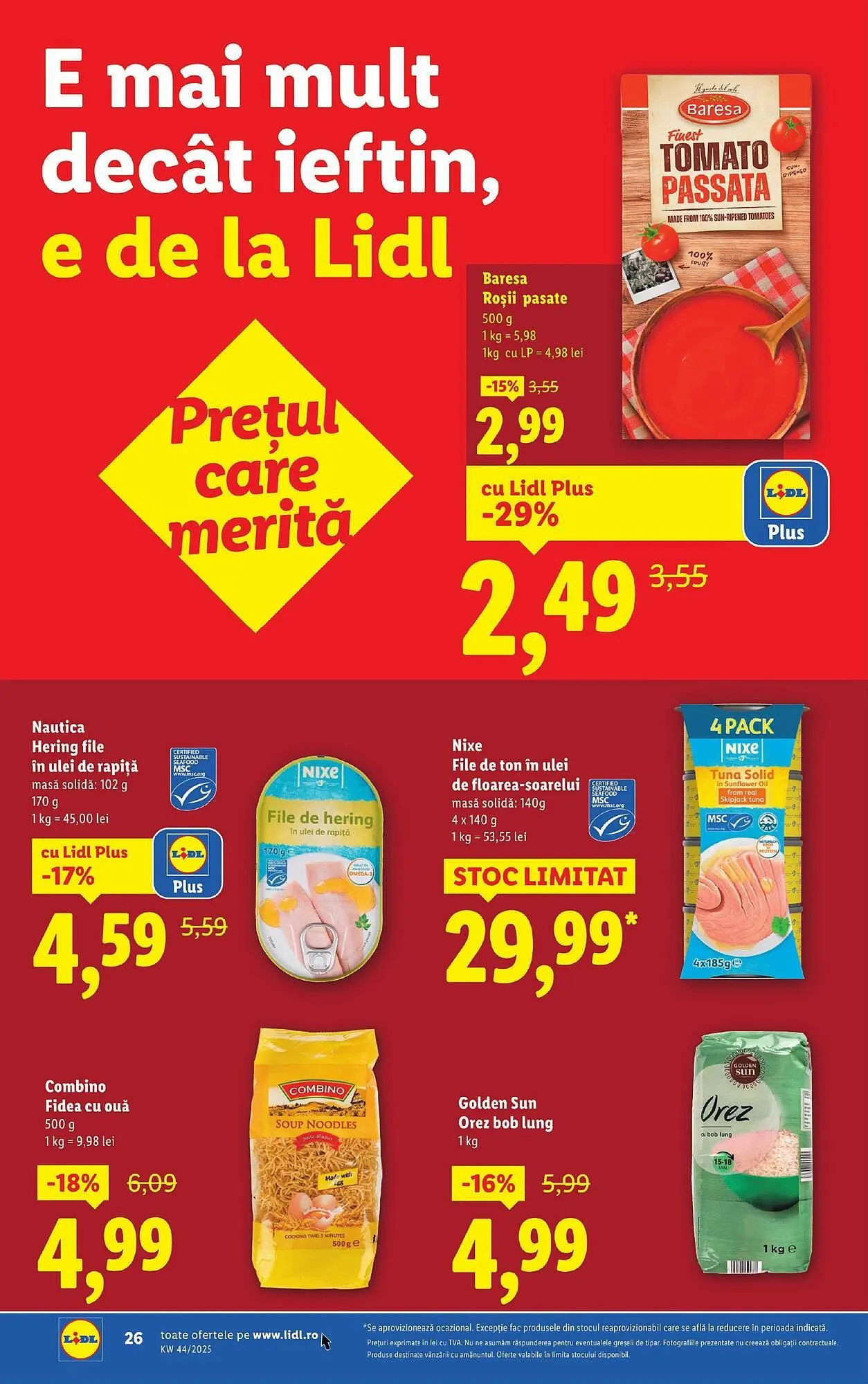 Catalog Catalog Lidl de la 27 octombrie până la 2 noiembrie 2025 - Revista Pagina 26