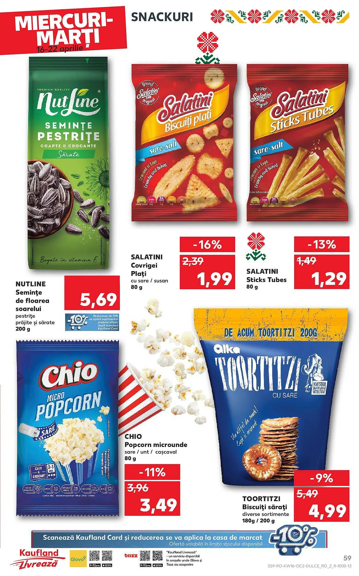 Catalog Catalog Kaufland de la 16 aprilie până la 22 aprilie 2025 - Revista Pagina 59