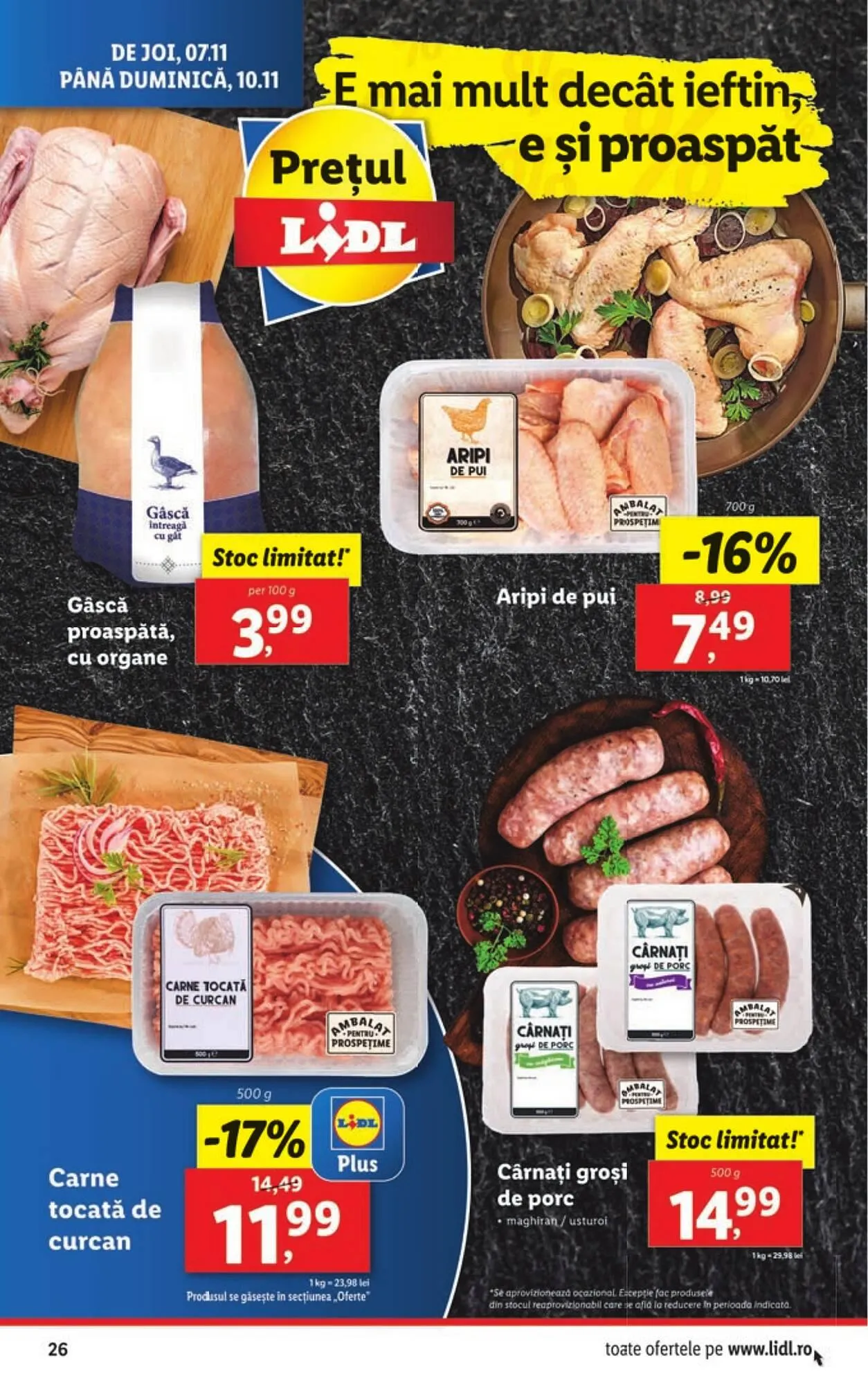 Catalog Catalog Lidl de la 4 noiembrie până la 10 noiembrie 2024 - Revista Pagina 26