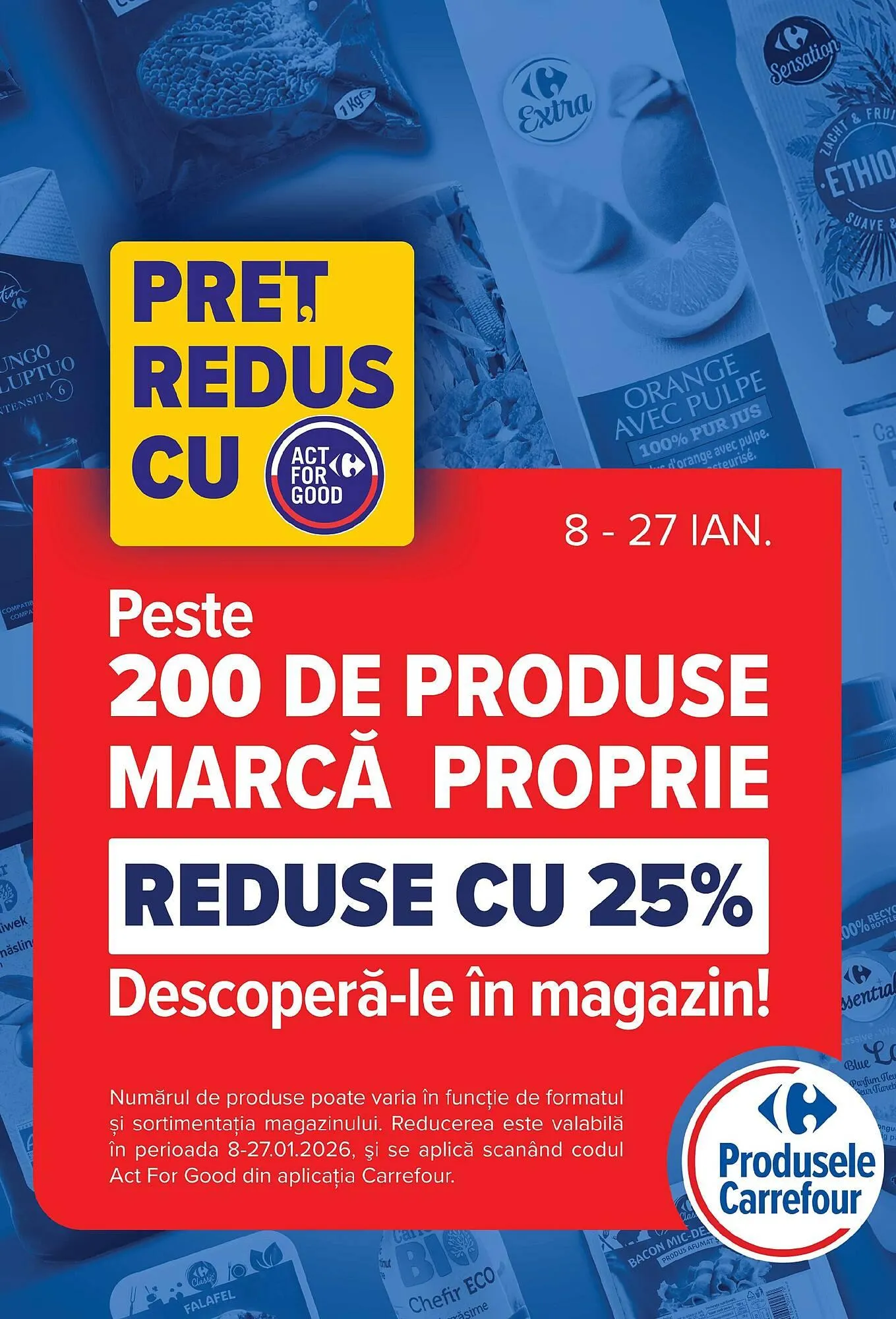 Catalog Catalog Carrefour Market de la 8 ianuarie până la 13 ianuarie 2026 - Revista Pagina 12