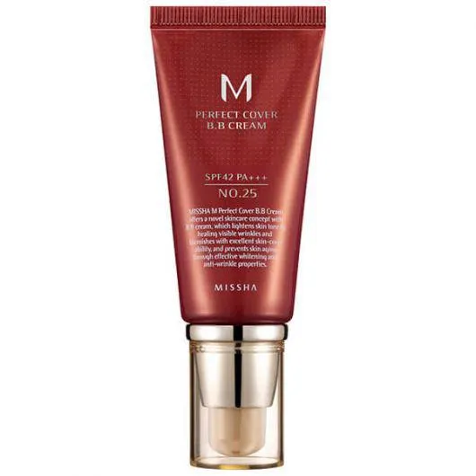 BB Cream Missha Perfect Cover SPF42/PA+++ Warm Beige 20ml