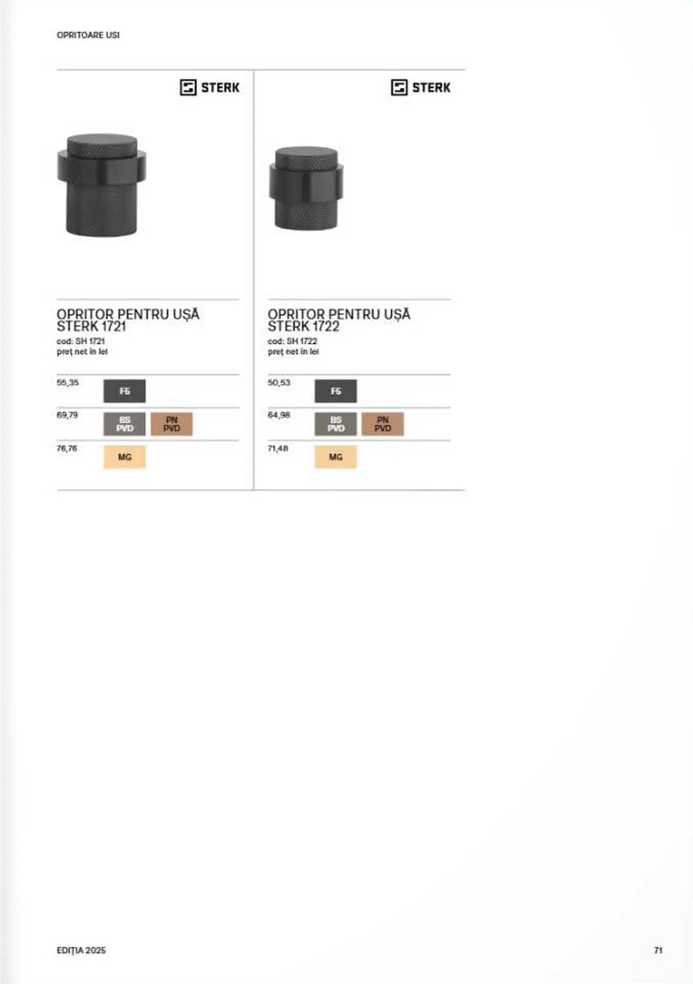 Catalog Catalog Proges de la 8 septembrie până la 31 decembrie 2025 - Revista Pagina 73