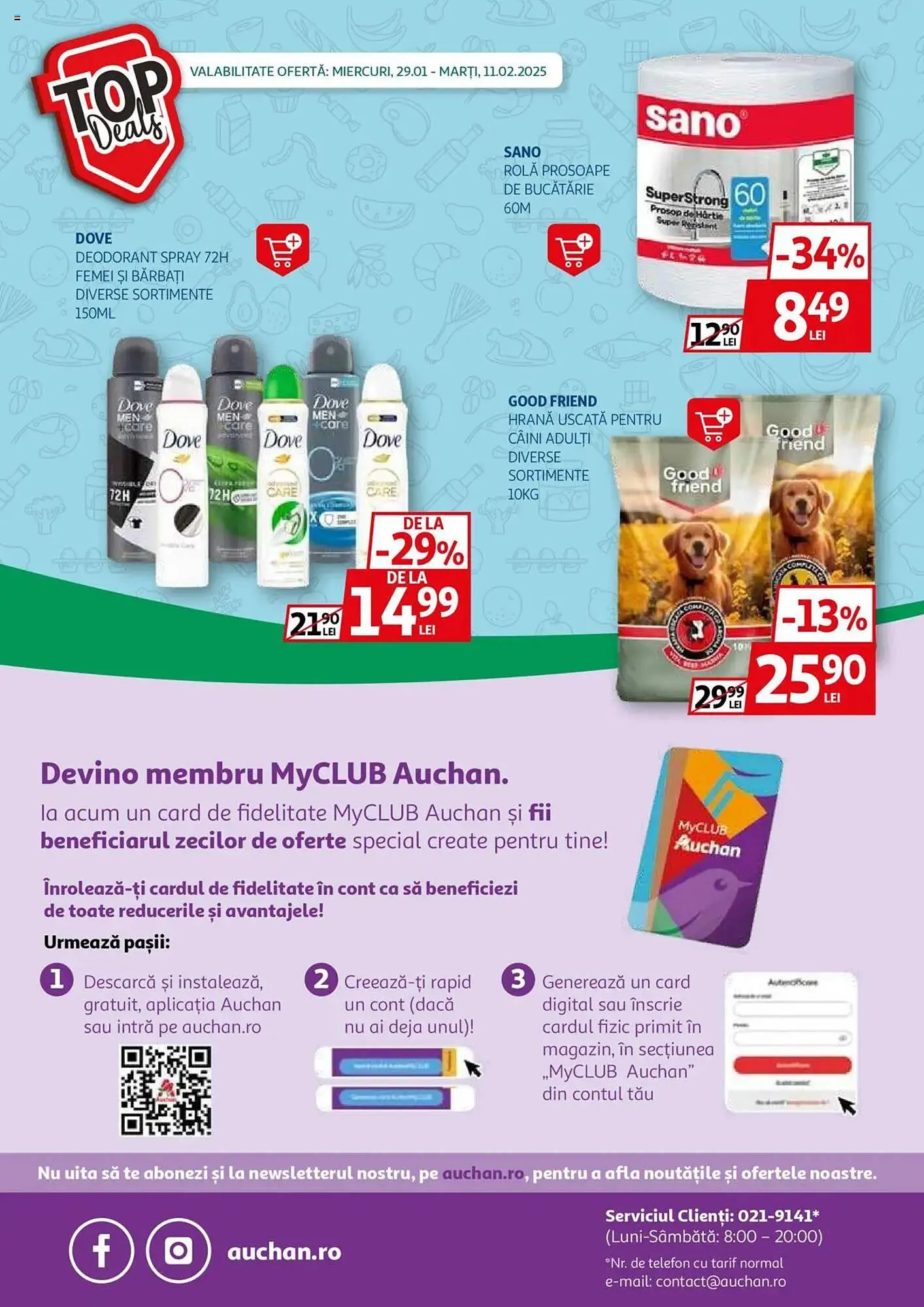 Catalog Catalog Auchan de la 29 ianuarie până la 11 februarie 2025 - Revista Pagina 21