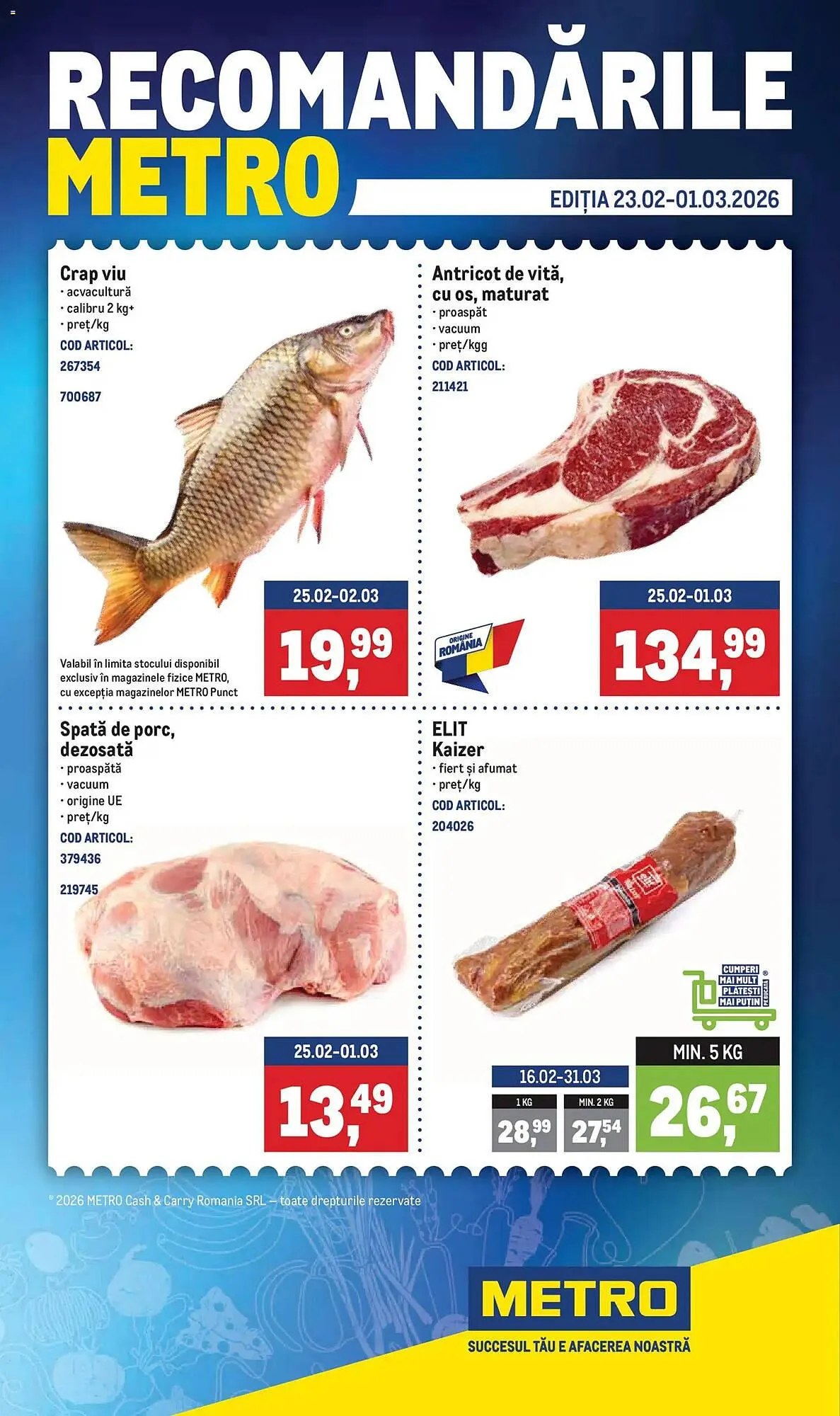 Catalog Catalog Metro de la 22 februarie până la 1 martie 2026 - Revista Pagina 1