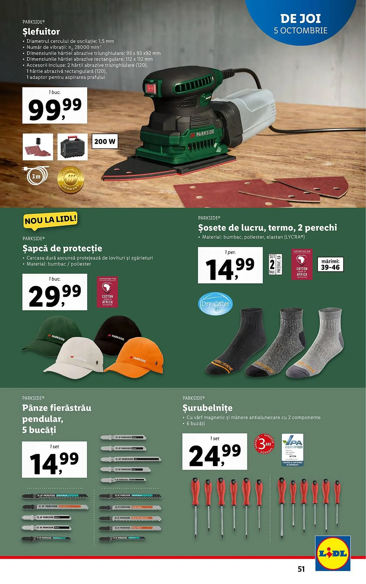 Catalog Lidl catalog de la 2 octombrie până la 8 octombrie 2023 - Revista Pagina 51