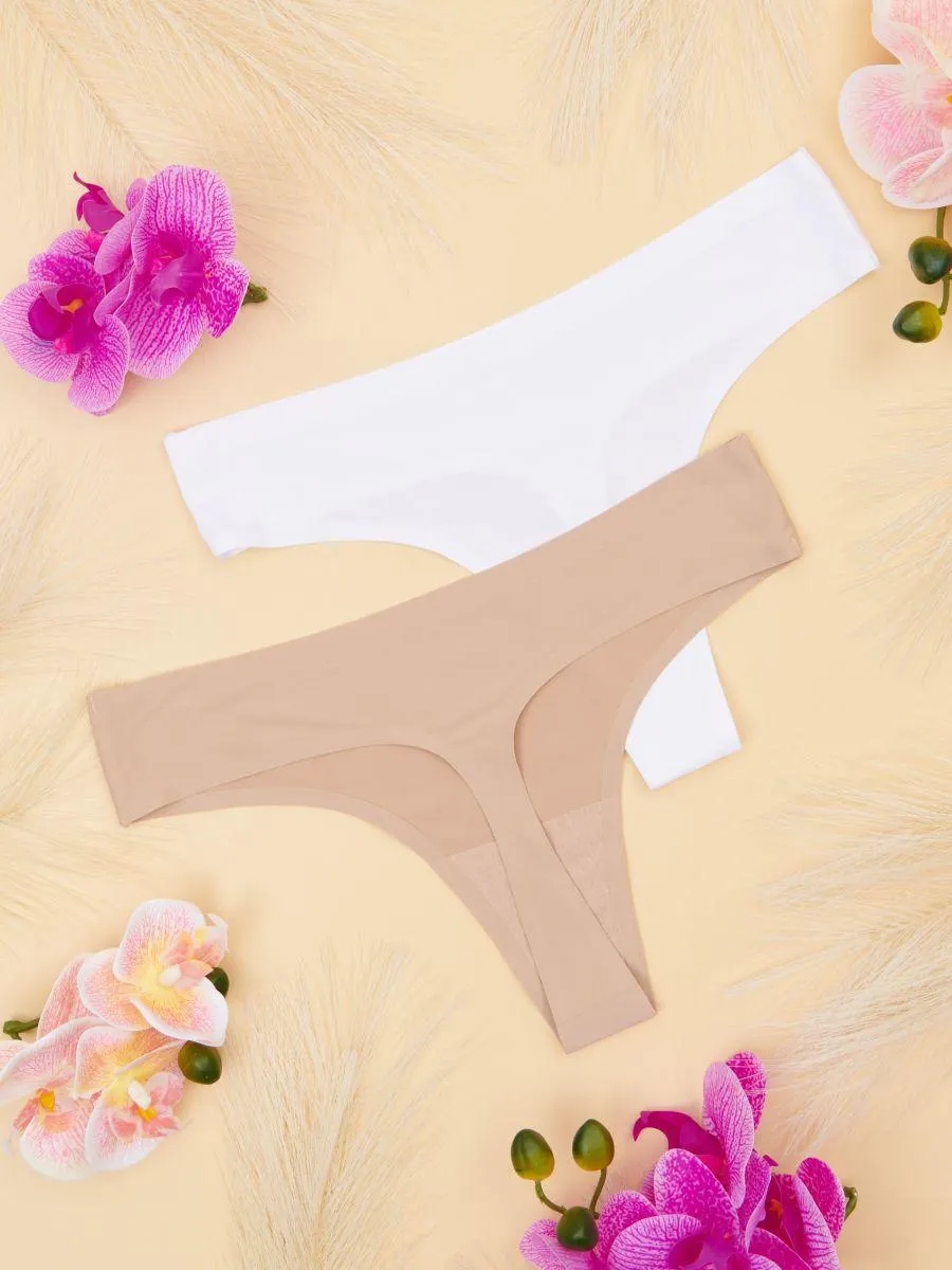 Set de 2 perechi de chiloți tanga