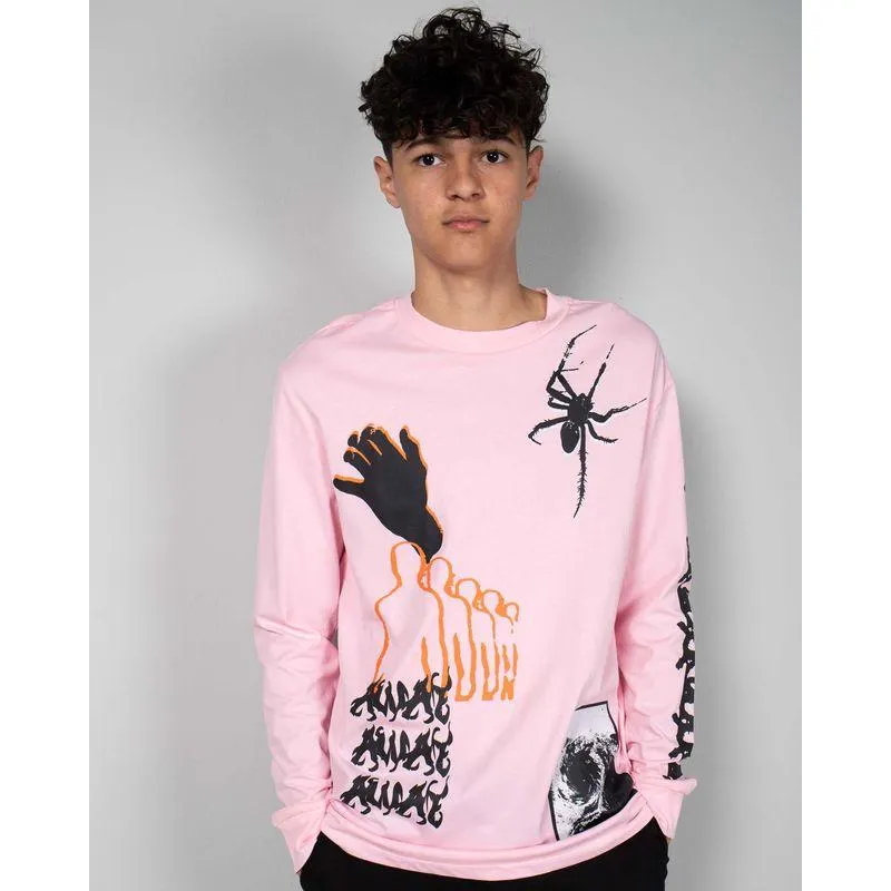 Bluza din bumbac cu imprimeu 24KOS05001