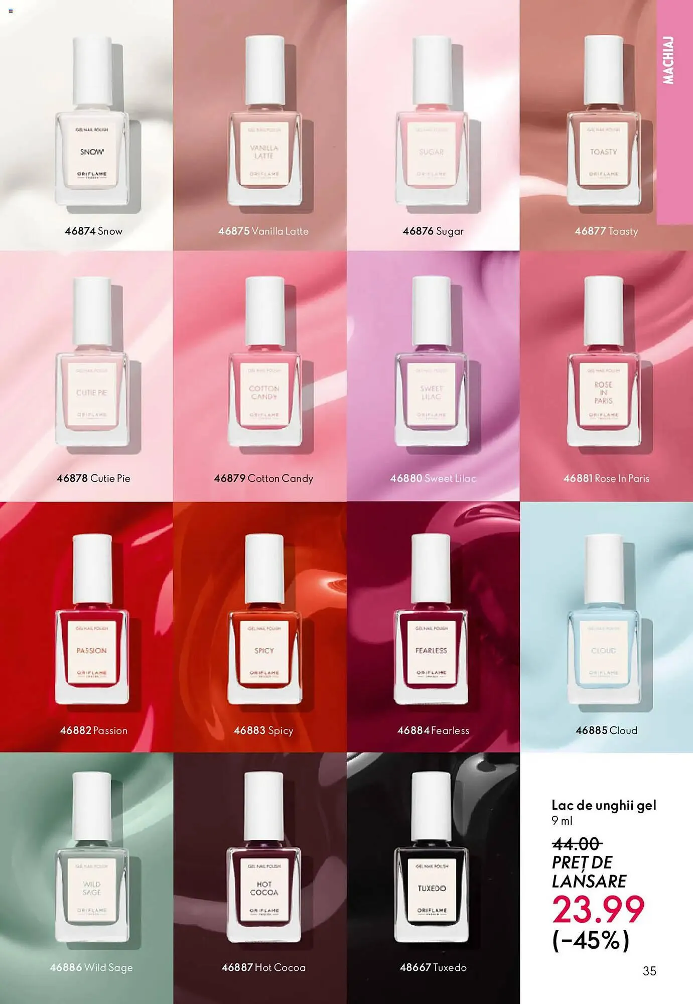 Catalog Catalog Oriflame de la 14 aprilie până la 5 mai 2026 - Revista Pagina 35