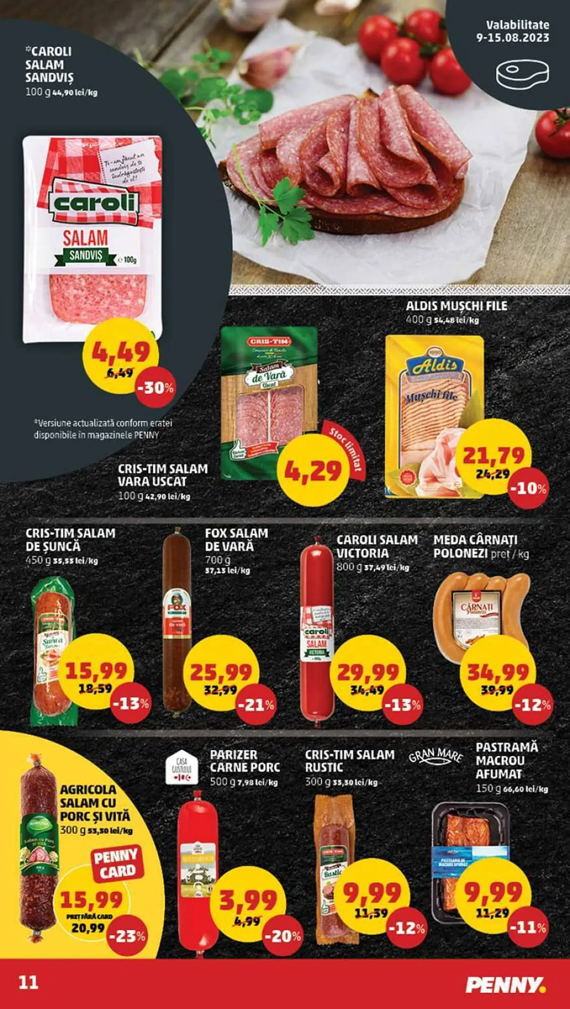 Catalog Penny catalog de la 9 august până la 15 august 2023 - Revista Pagina 11