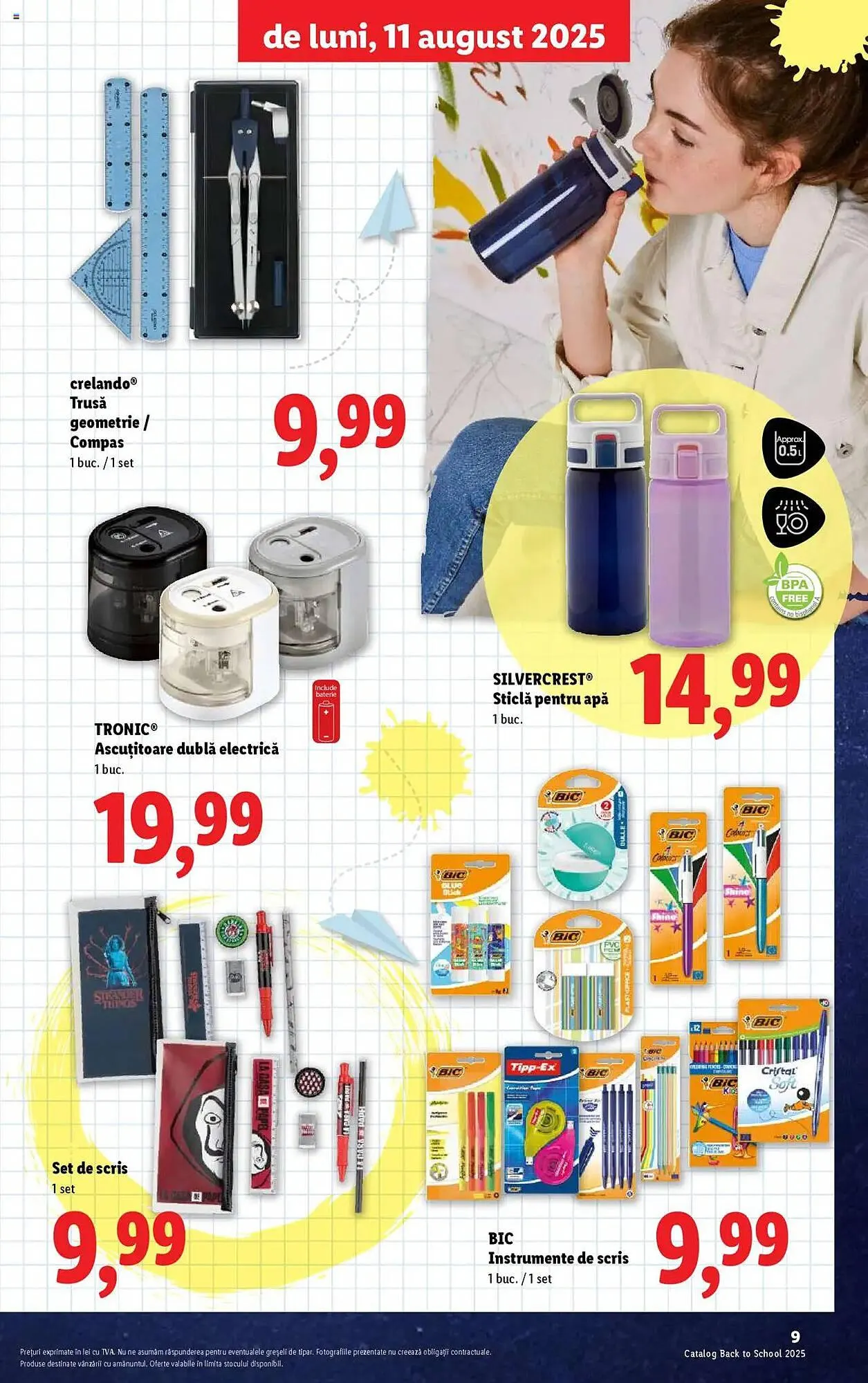 Catalog Catalog Lidl de la 11 august până la 31 august 2025 - Revista Pagina 9