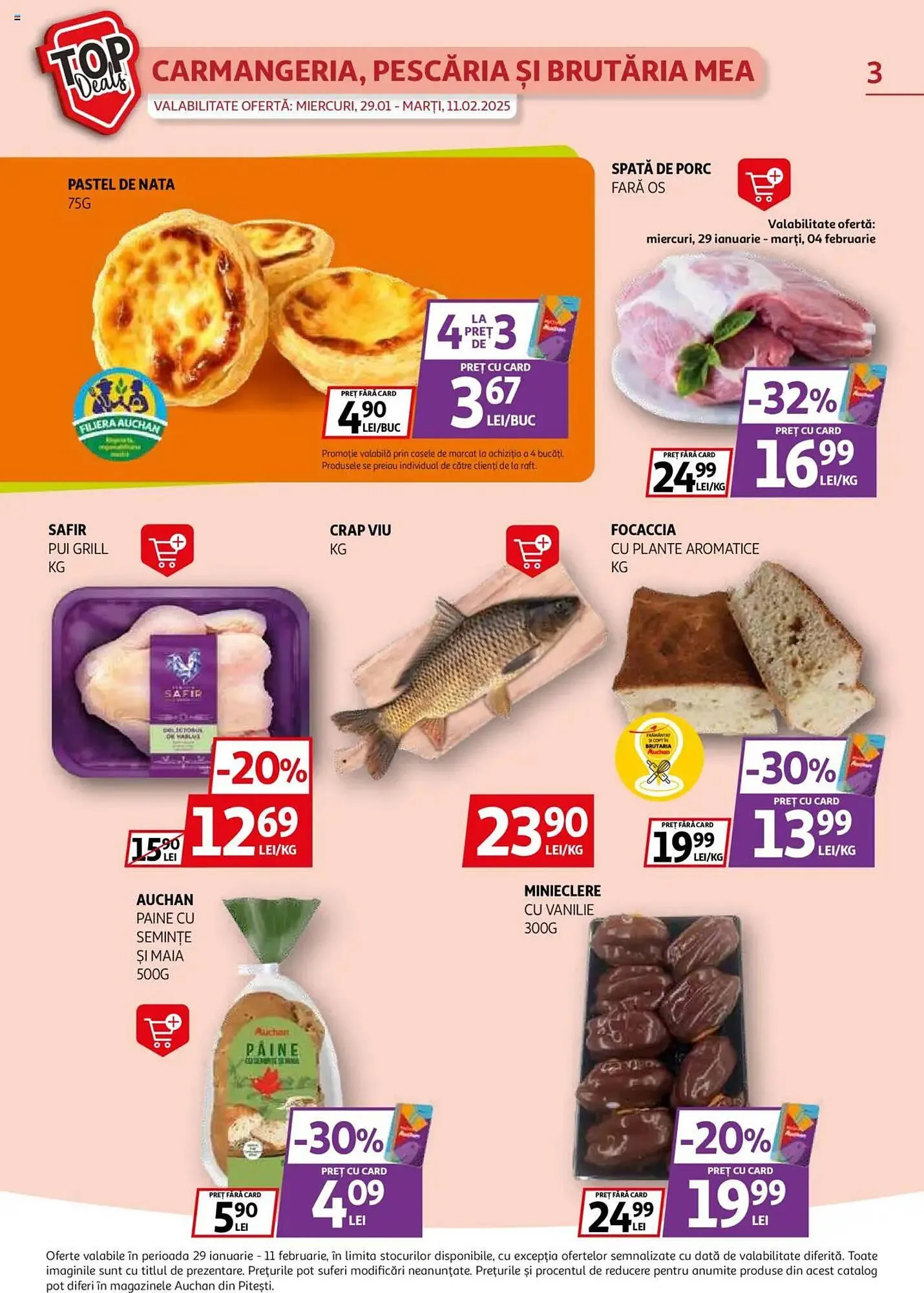 Catalog Catalog Auchan de la 29 ianuarie până la 11 februarie 2025 - Revista Pagina 3