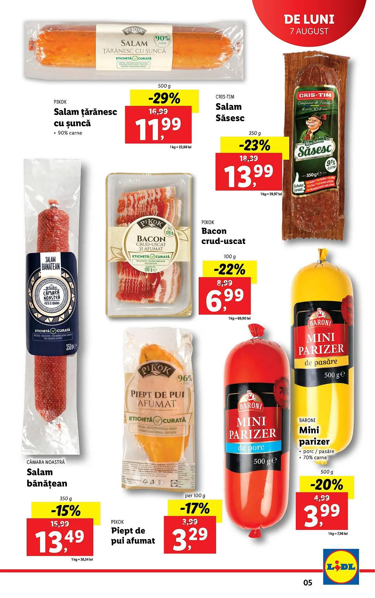 Catalog Lidl catalog de la 7 august până la 13 august 2023 - Revista Pagina 5