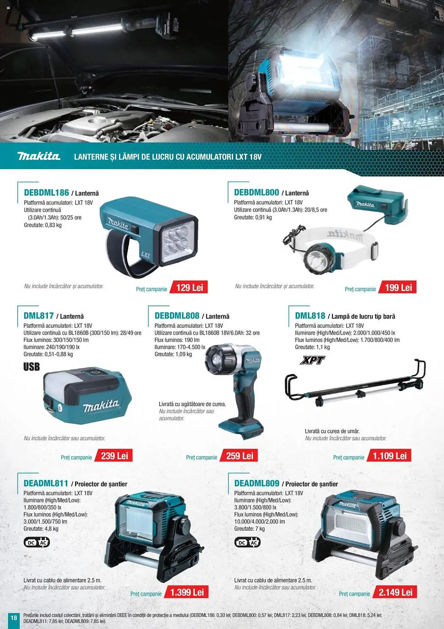 Catalog Catalog Makita de la 8 ianuarie până la 31 martie 2025 - Revista Pagina 18