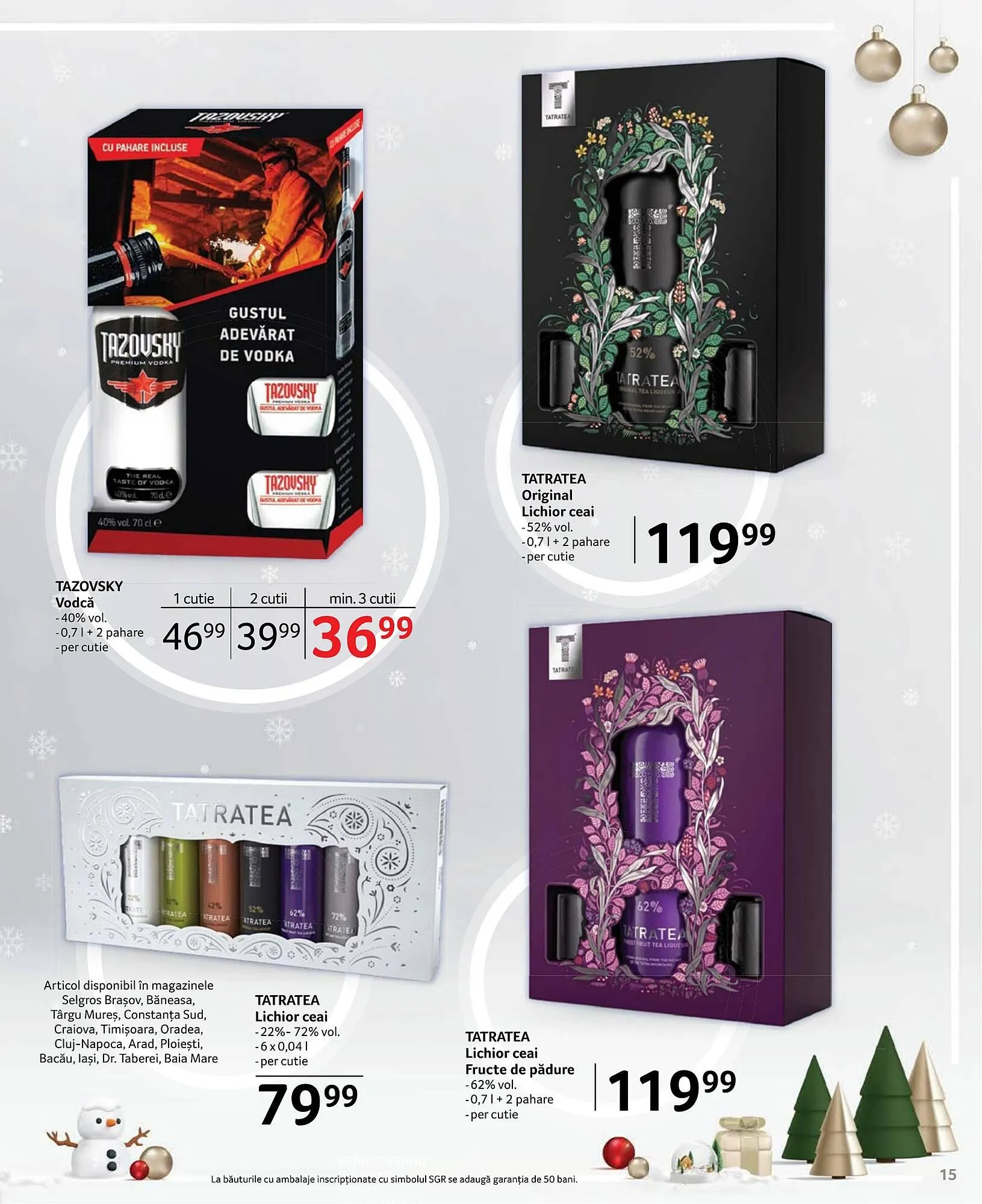 Catalog Catalog Selgros de la 29 noiembrie până la 24 decembrie 2024 - Revista Pagina 15