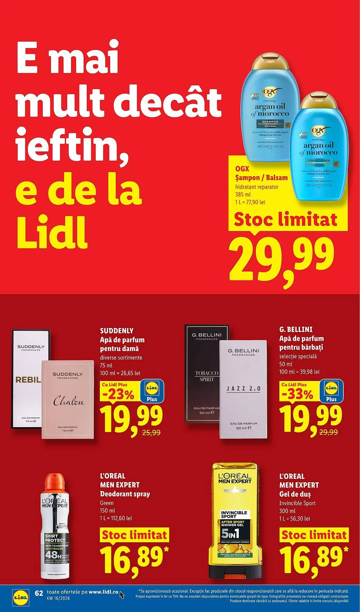 Catalog Catalog Lidl de la 14 aprilie până la 19 aprilie 2026 - Revista Pagina 62