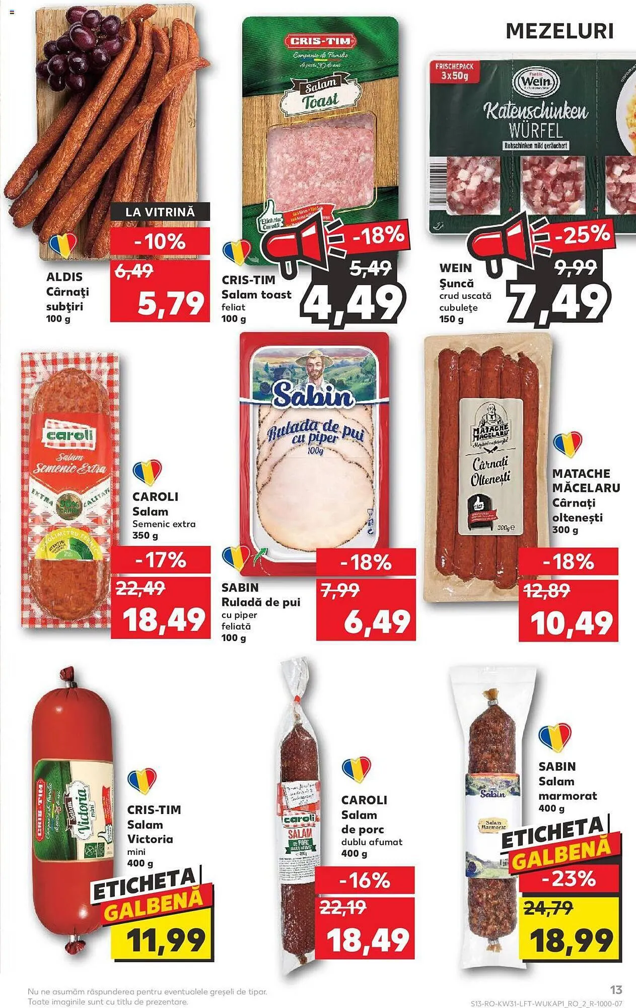 Catalog Kaufland catalog de la 2 august până la 8 august 2023 - Revista Pagina 13