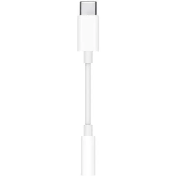 Adaptor APPLE MU7E2ZM/A, USB-C - Jack 3.5mm, alb