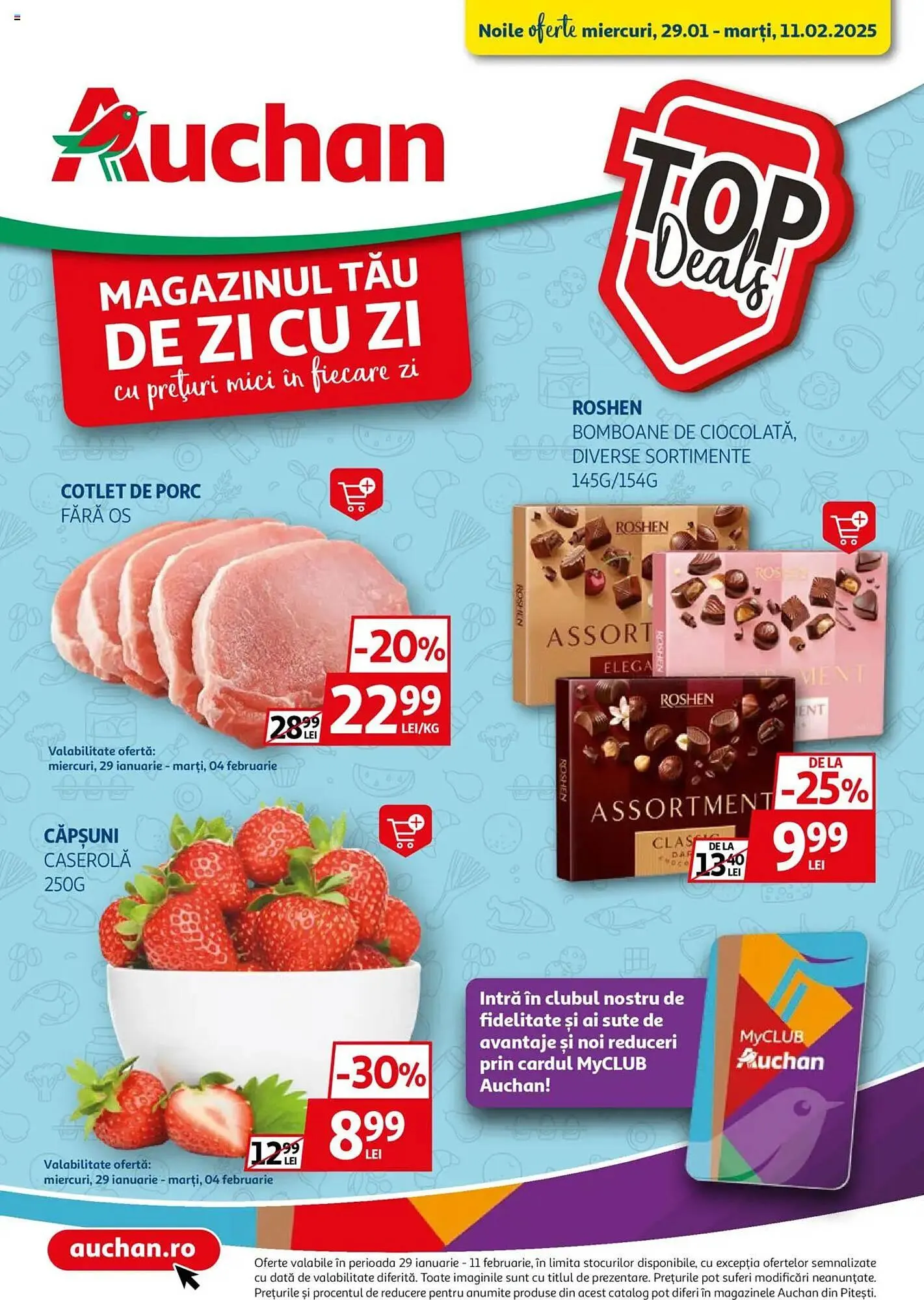 Catalog Catalog Auchan de la 29 ianuarie până la 11 februarie 2025 - Revista Pagina 1