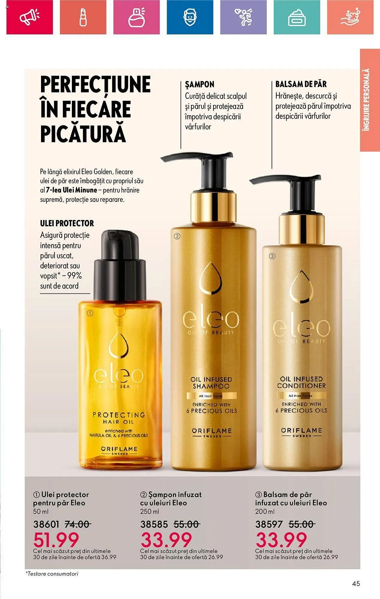 Catalog Oriflame catalog de la 28 mai până la 17 iunie 2024 - Revista Pagina 45